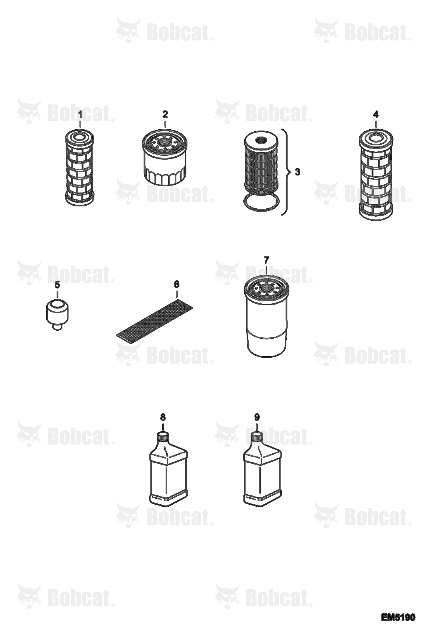 Scheduled Maintenance Items (Every 500 Hours)