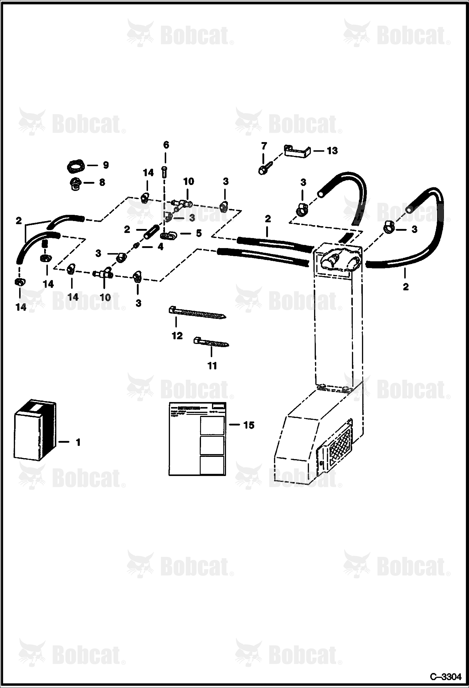 Heater Plumbing Kit (Fresh Air)
