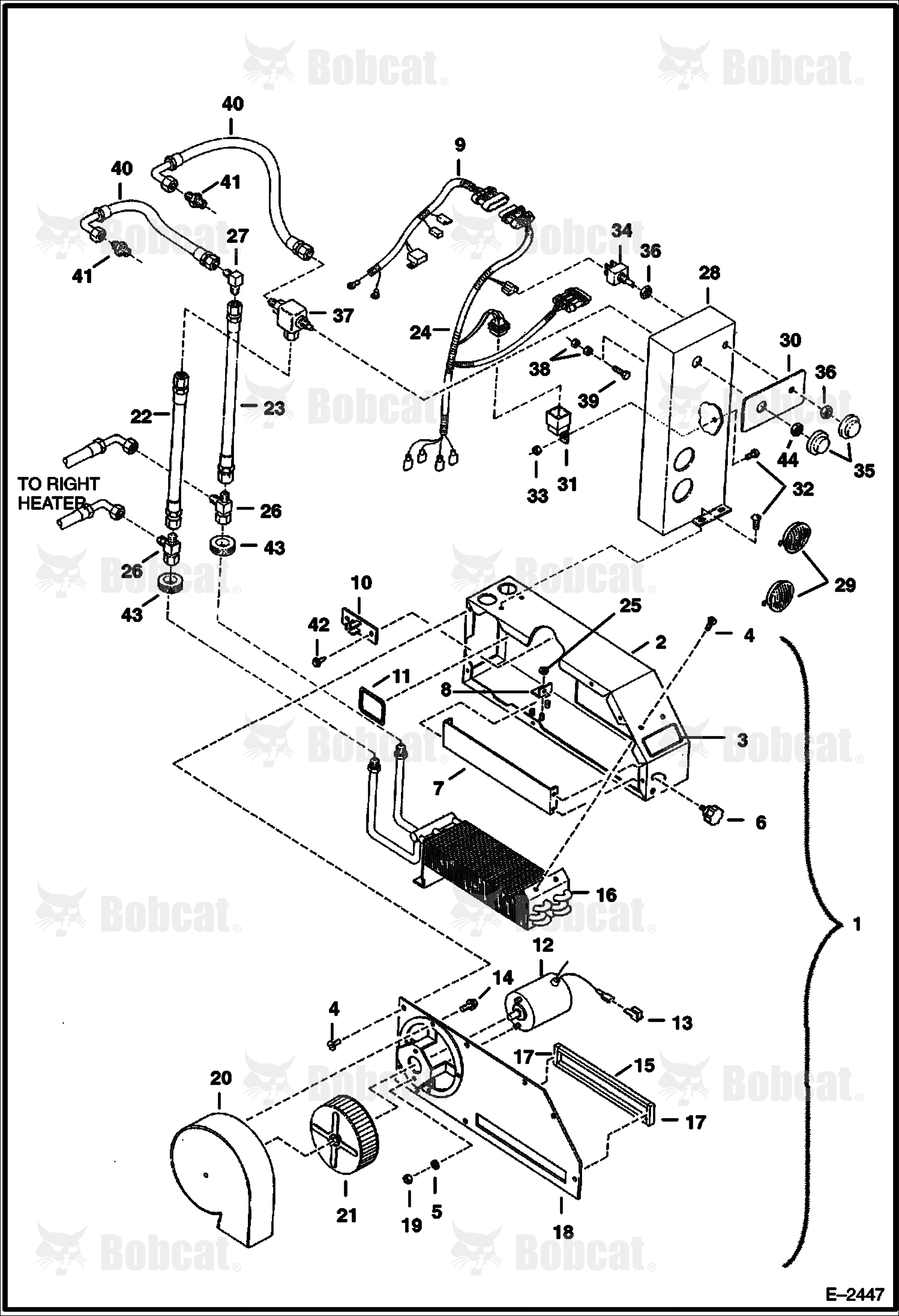 Heater - Dual (Left Heater)