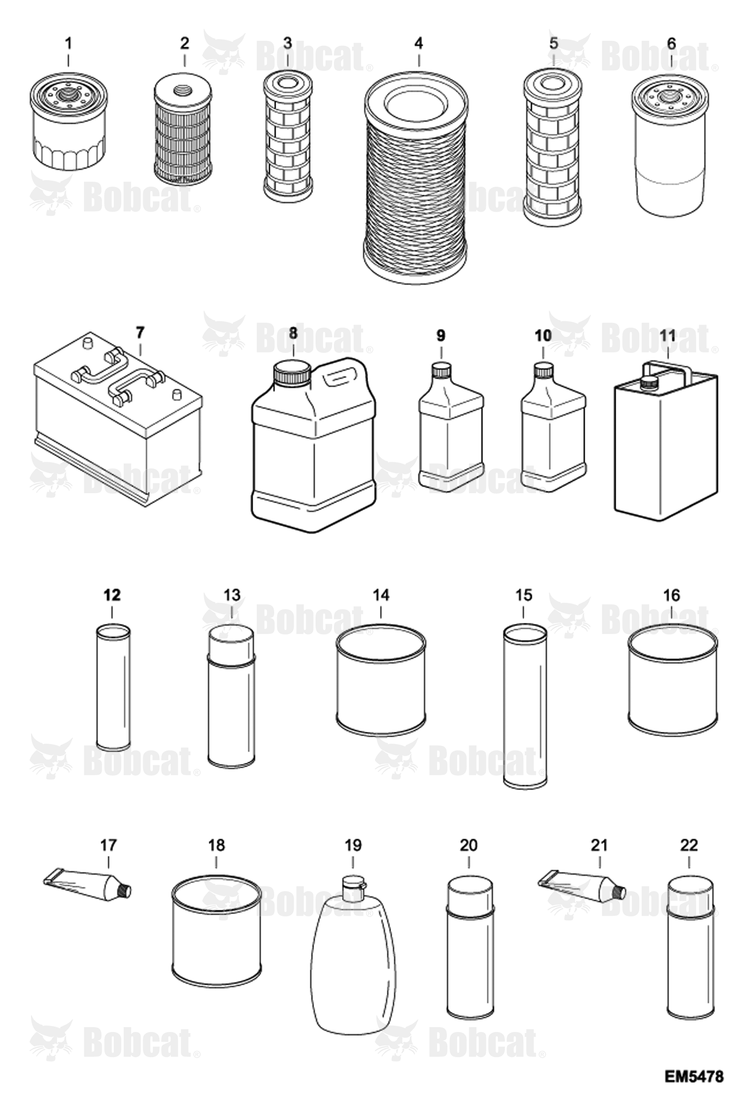 Maintenance Items (Service Parts)