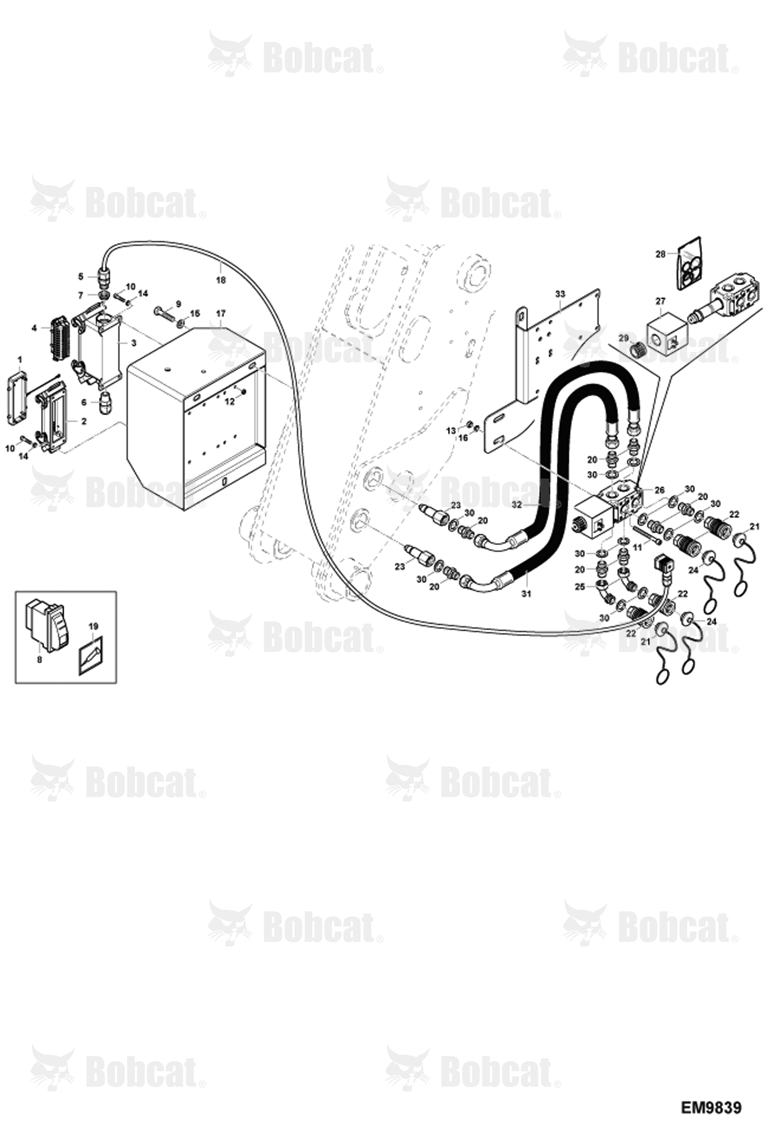 Hydraulic Circuitry (Auxiliary)