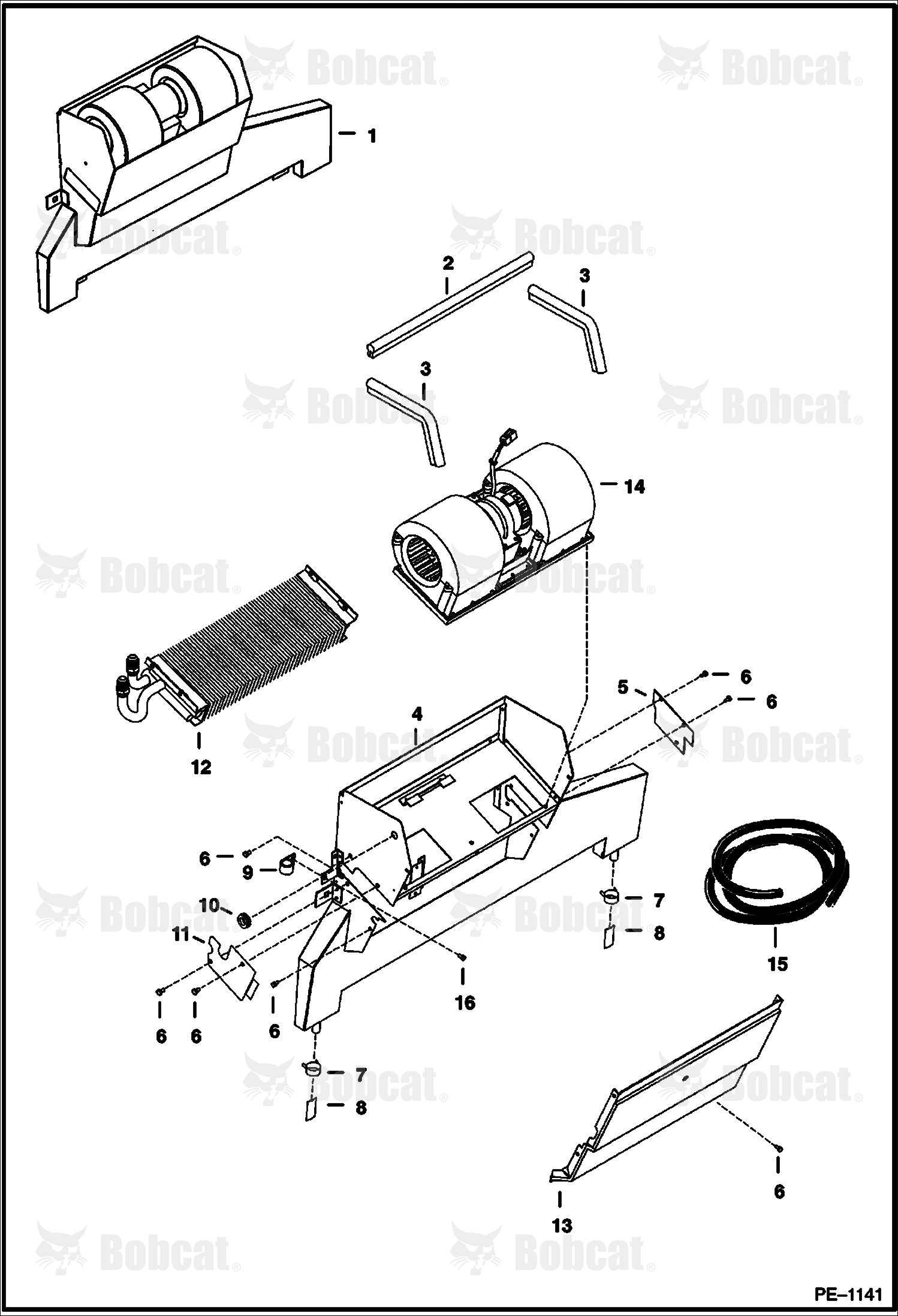 Heater & A/C (Heater Assembly) 517511001 - 517511184, 516811001 - 516811154, 518911001 - 518912438