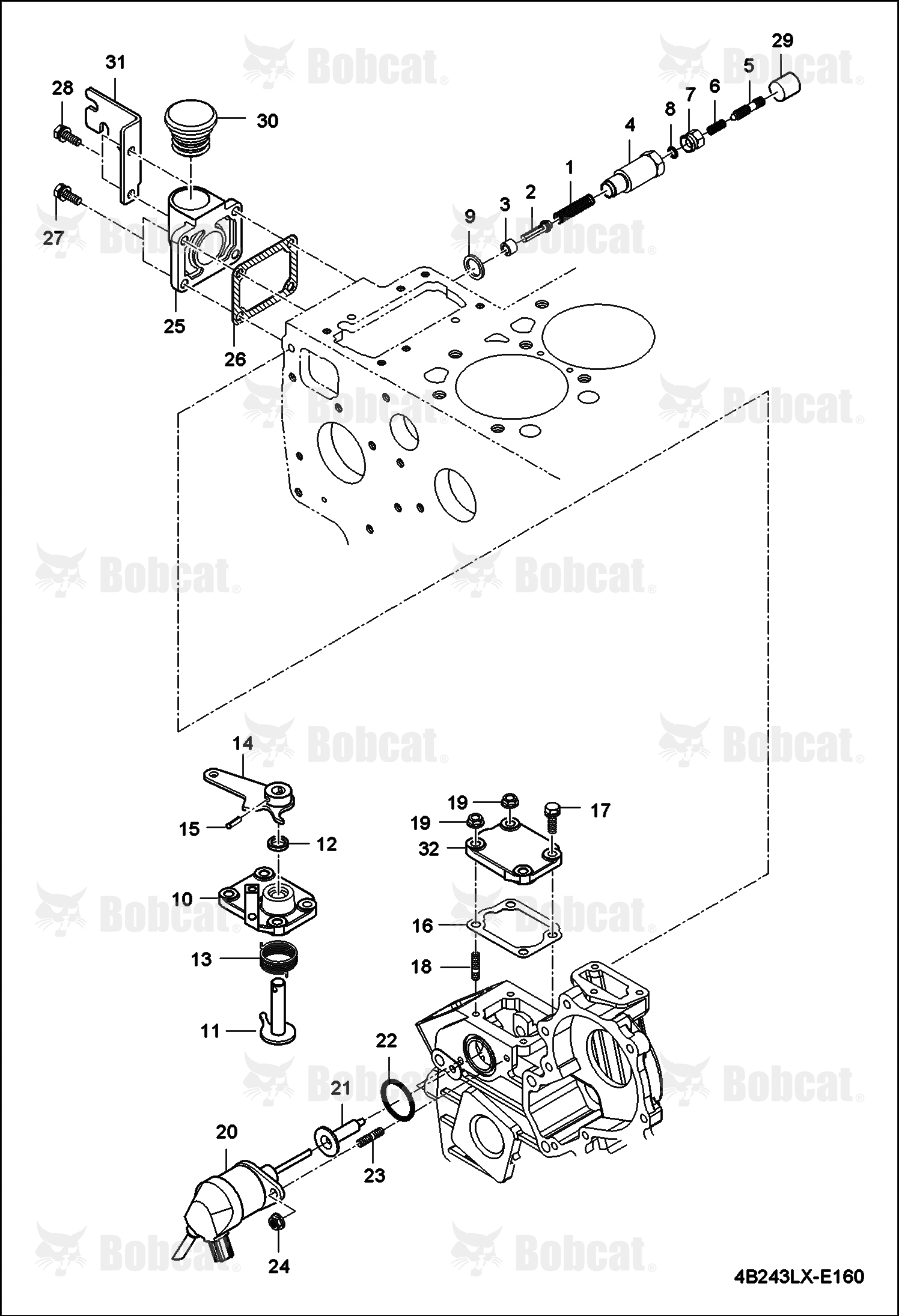 Engine Stop Lever Group