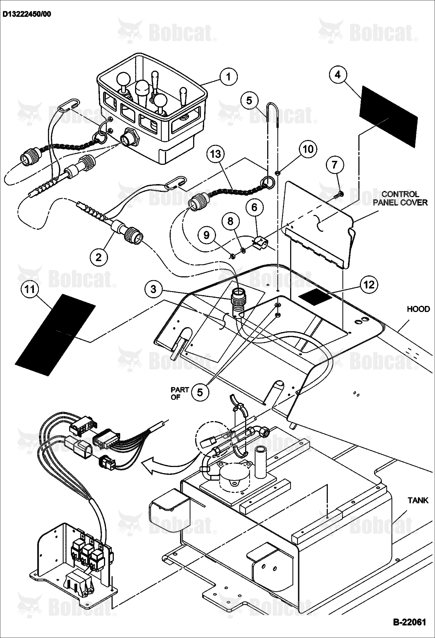 Umbilical Cord Joystick (Optional) 491511073 & Below