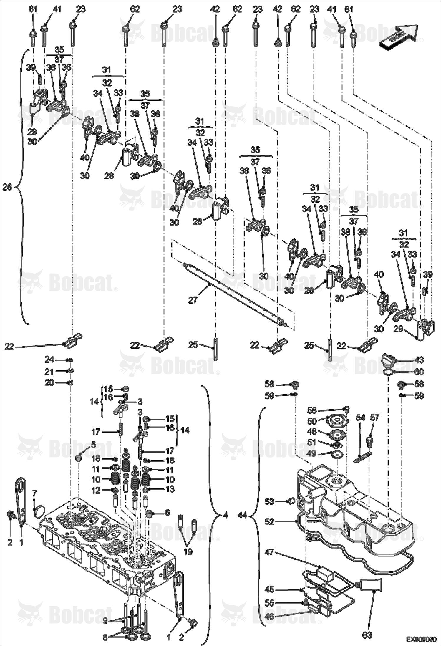 Cylinder HEAD, Valve & Rocker Arms & Cover