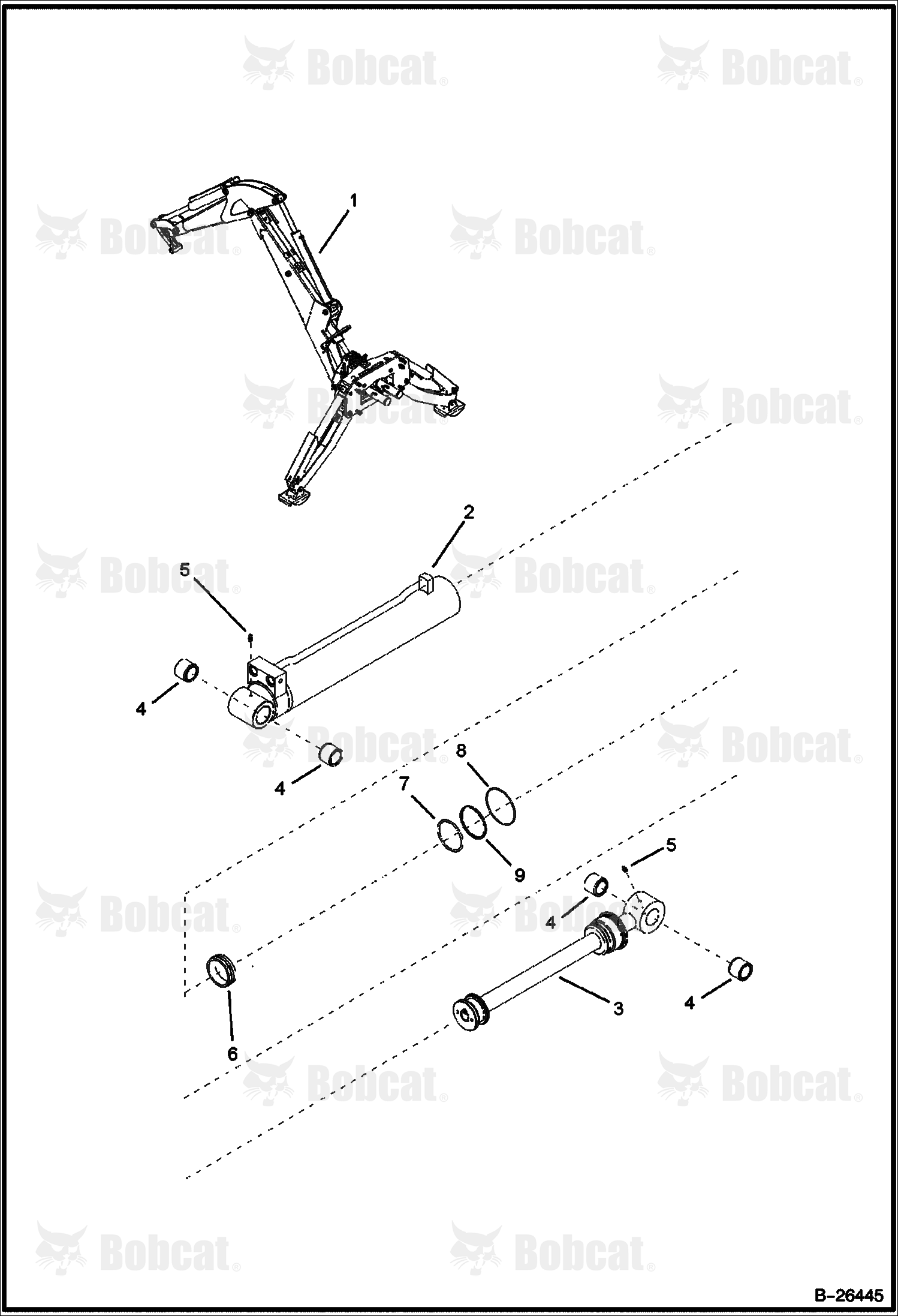 Arm Cylinder (BL470)  570511002 & Above