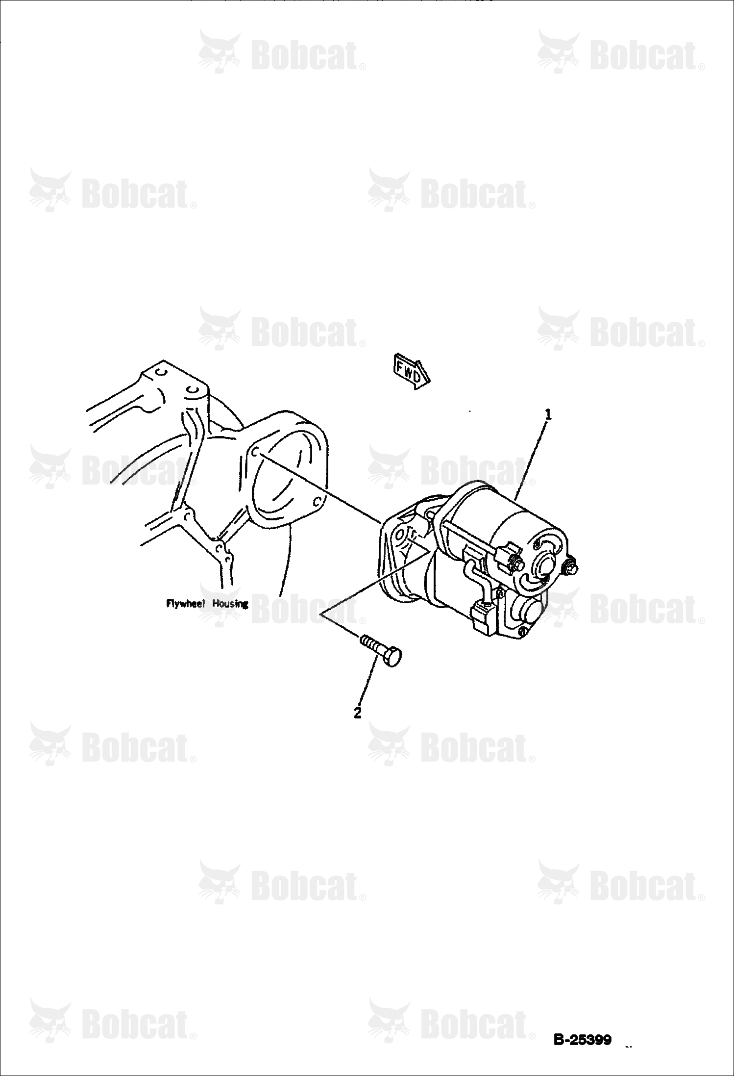 Starter Motor and Mounting