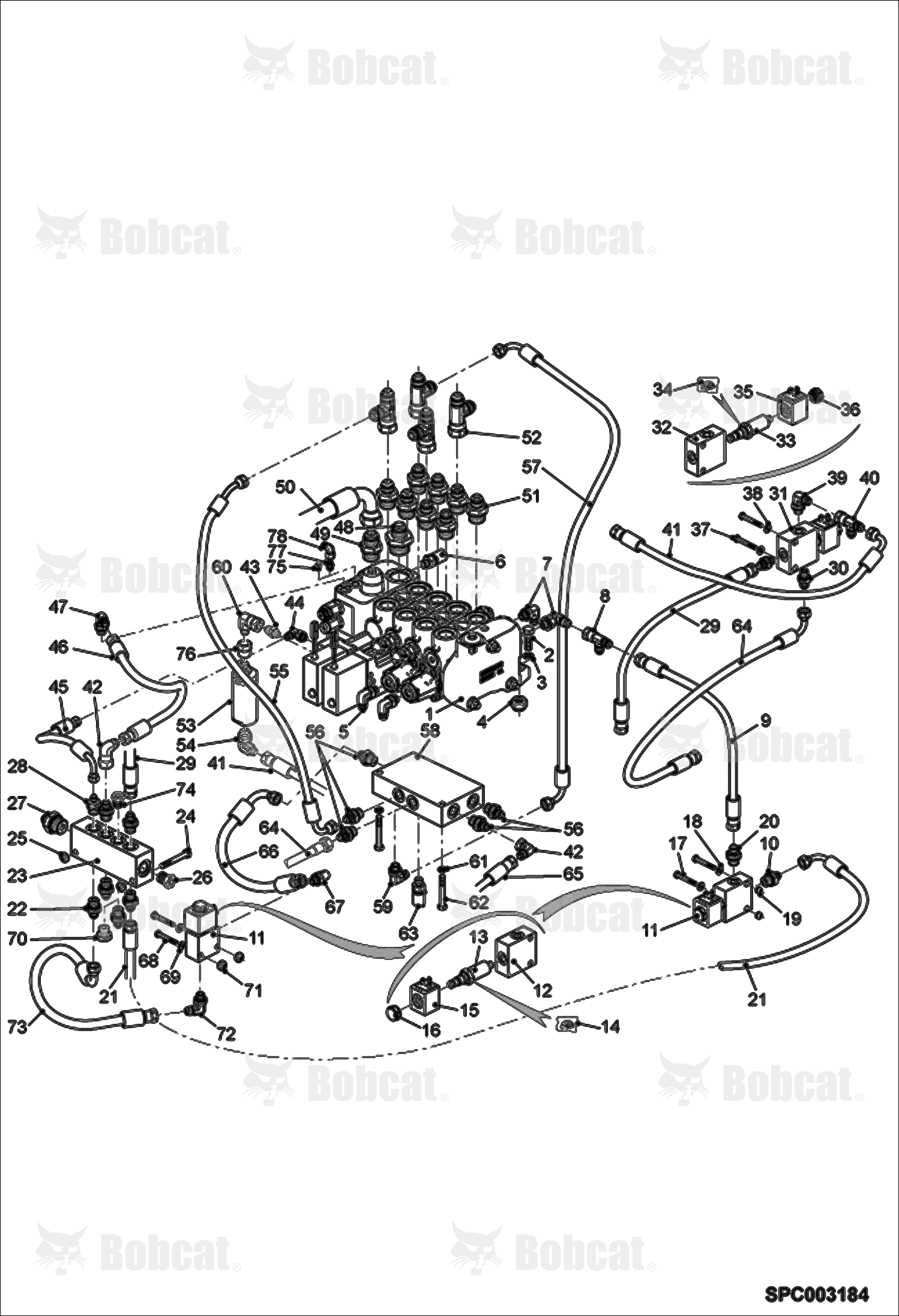 Hydraulic Control Valve Installation A8HD11001 - A8HD14999, A8GW11001 - A8GW14999, A8GT11001 - A8GT14999