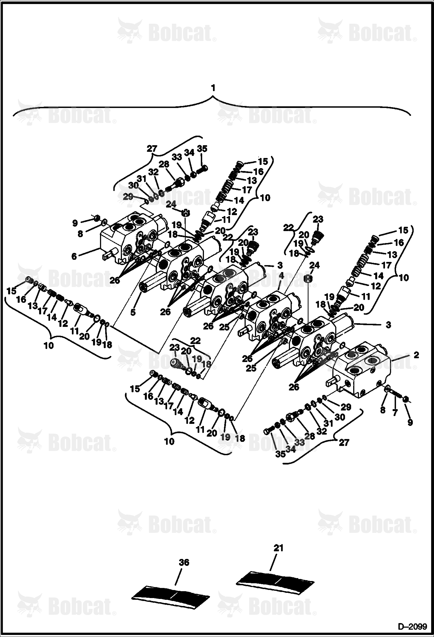 Control Valve Assembly (6-Spool)