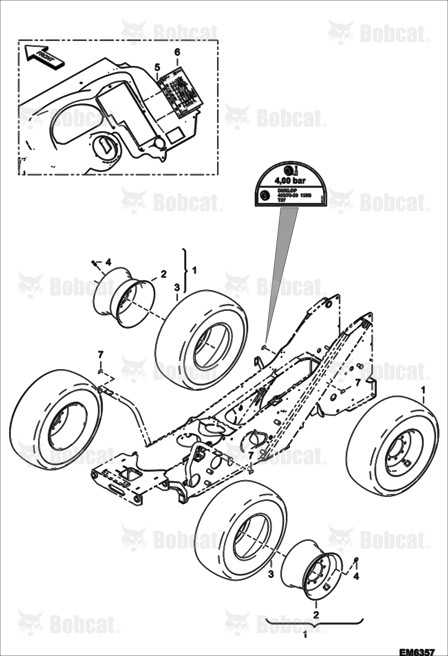 Wheels (Dunlop 405/70-R20 SPT9) (Australian Version)