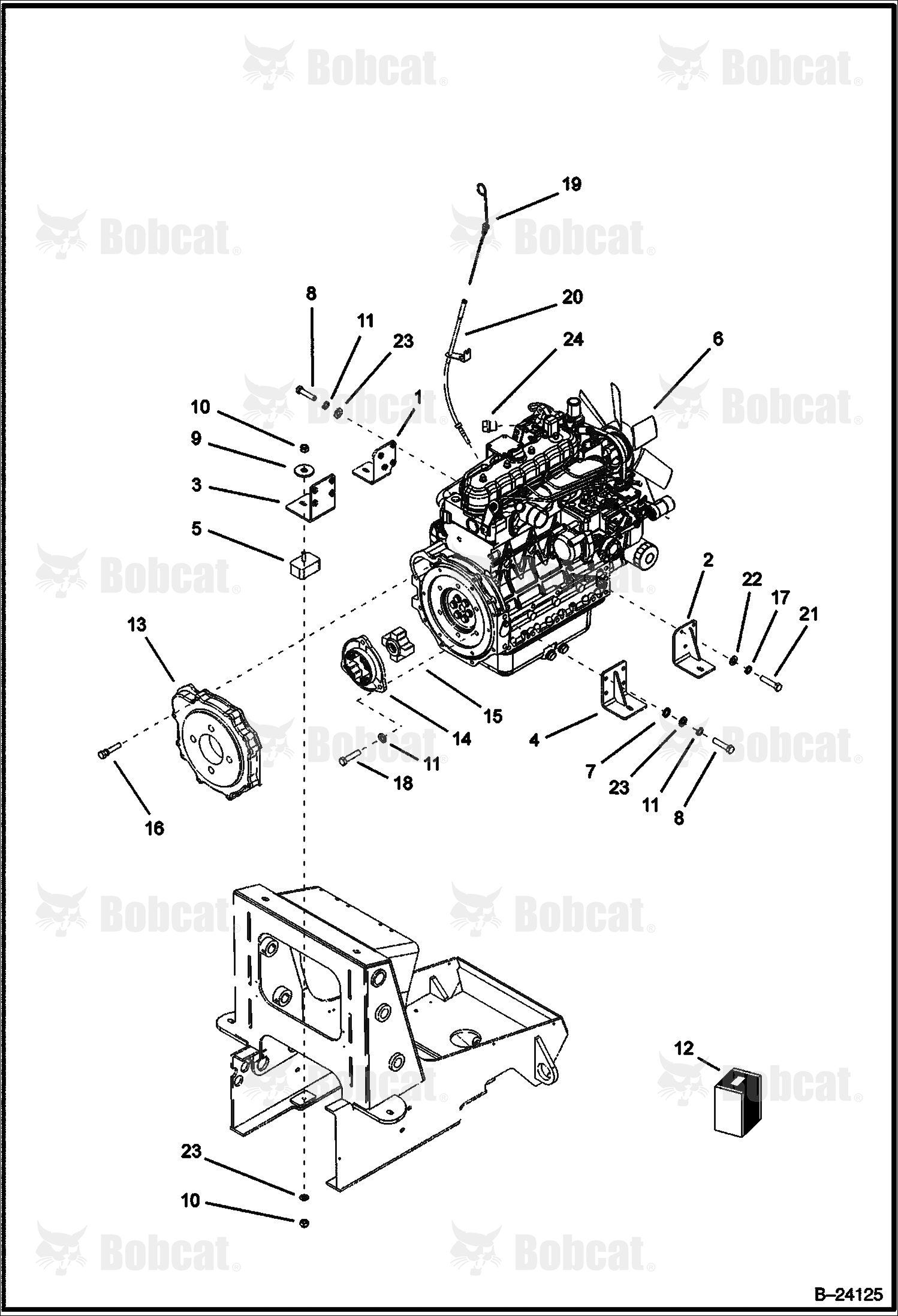 Engine ASSY (Tier I)  572311001 & Above