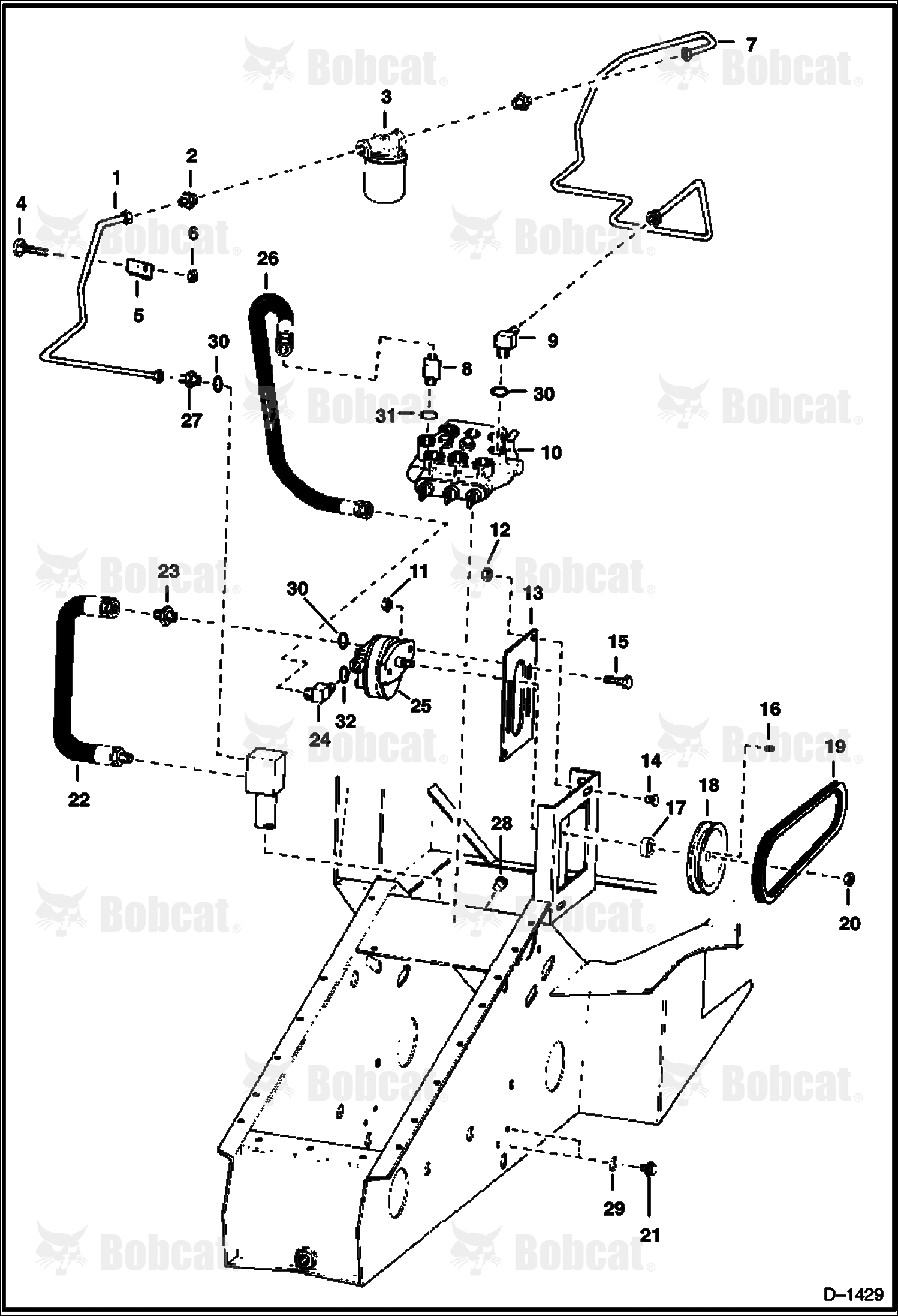 Hydraulic Circuitry 499611001 - 499613695