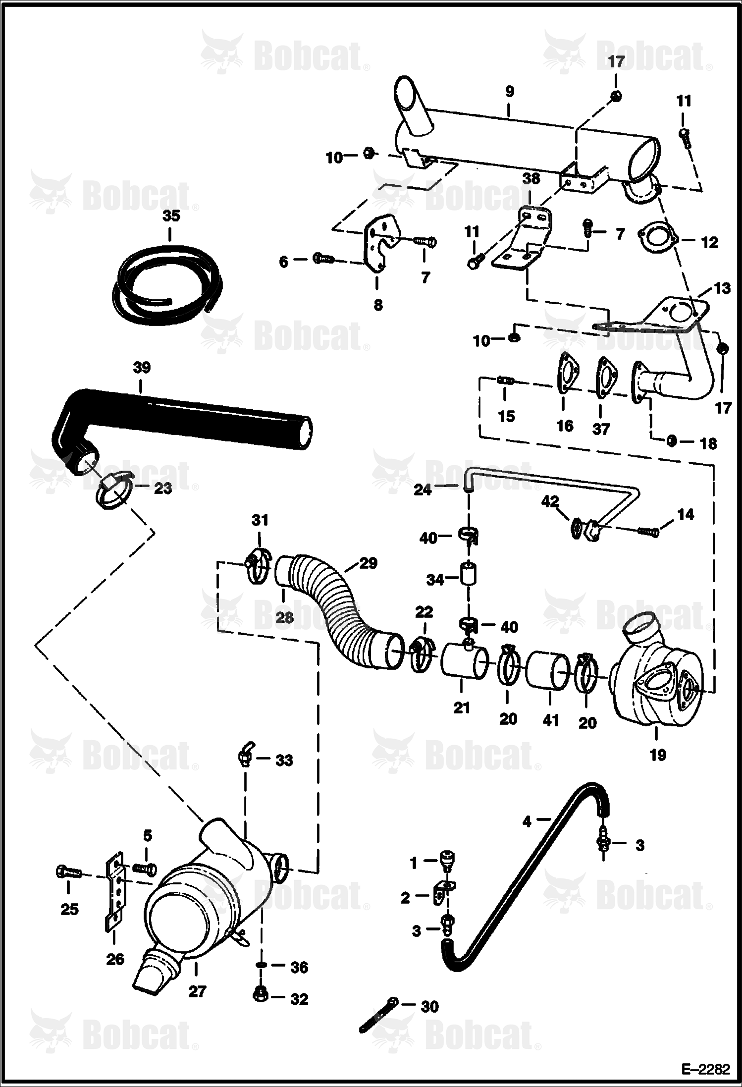 Engine & Attaching Parts (Air Cleaner, Muffler)