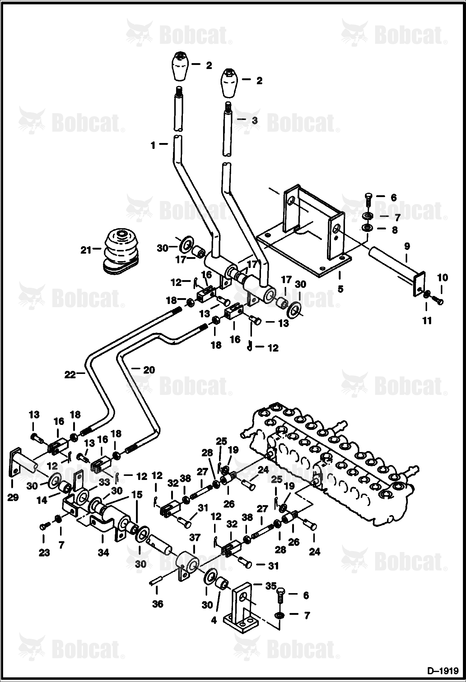 Boom Swing & Blade Controls 508211001 - 508211308