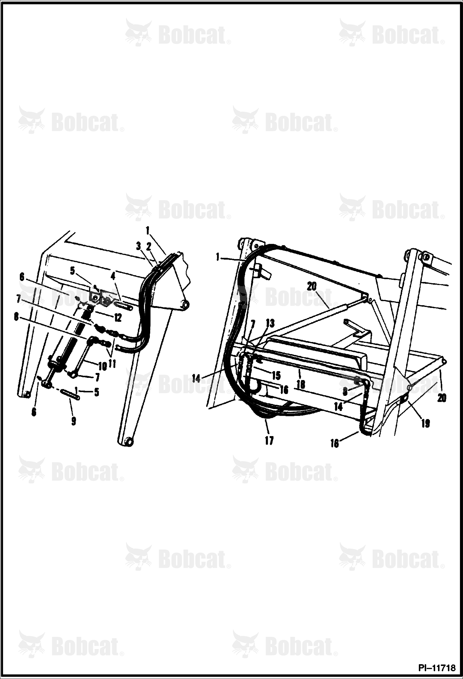 Lift Arms Hydraulic Circuitry