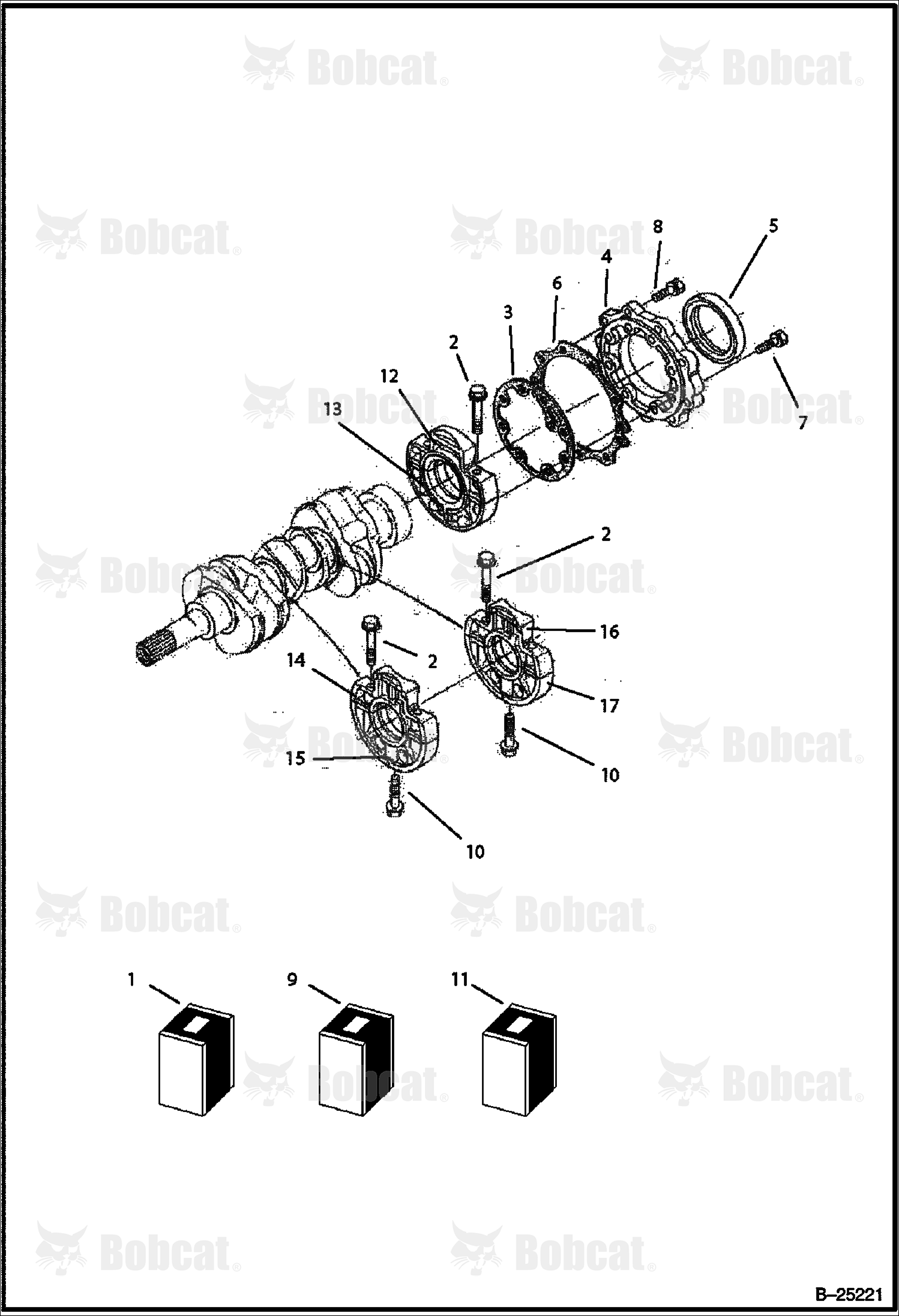 Main Bearing Case (Tier II)  572911001 & Above