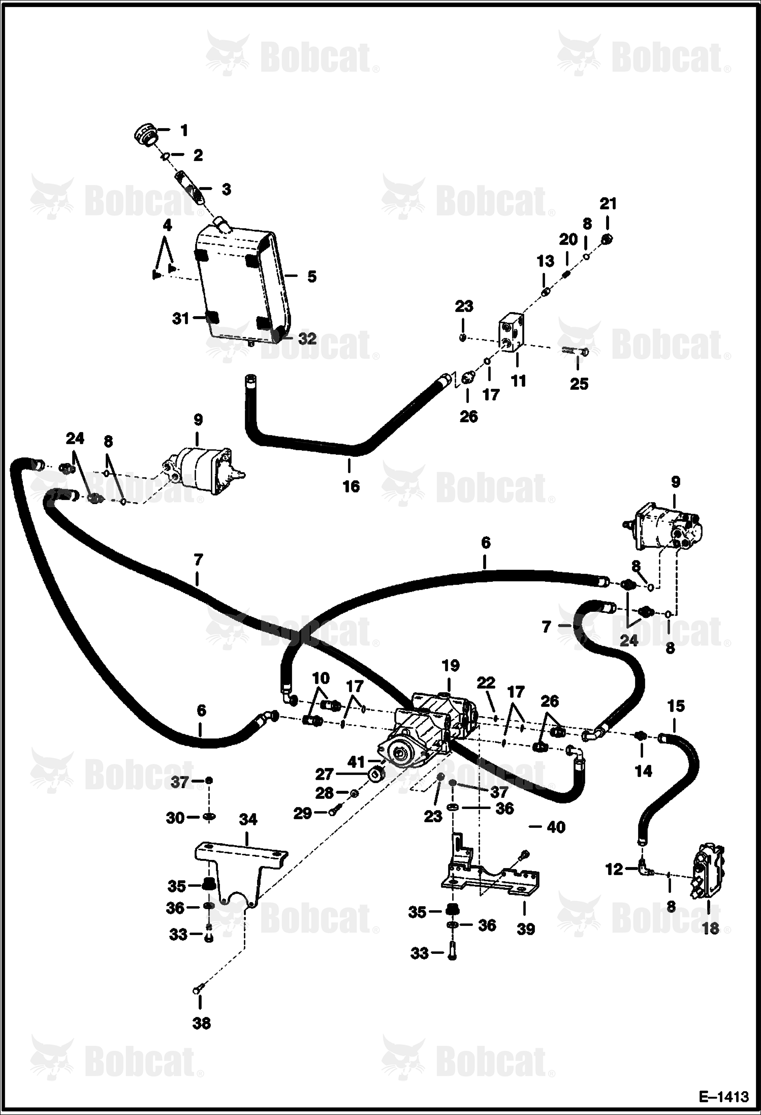 Hydrostatic Circuitry 502412001 - 502412999