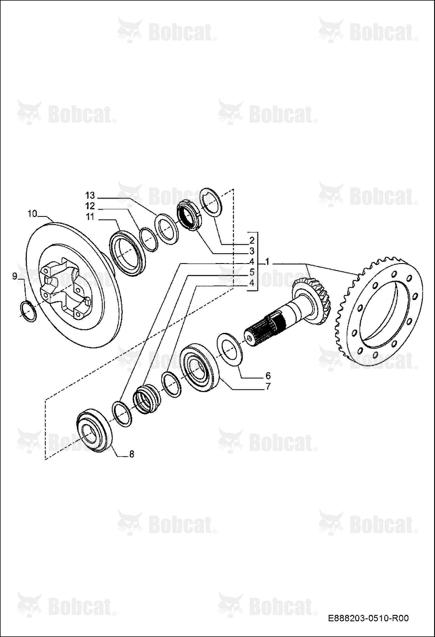 Rear Axle - Bevel Gear Set