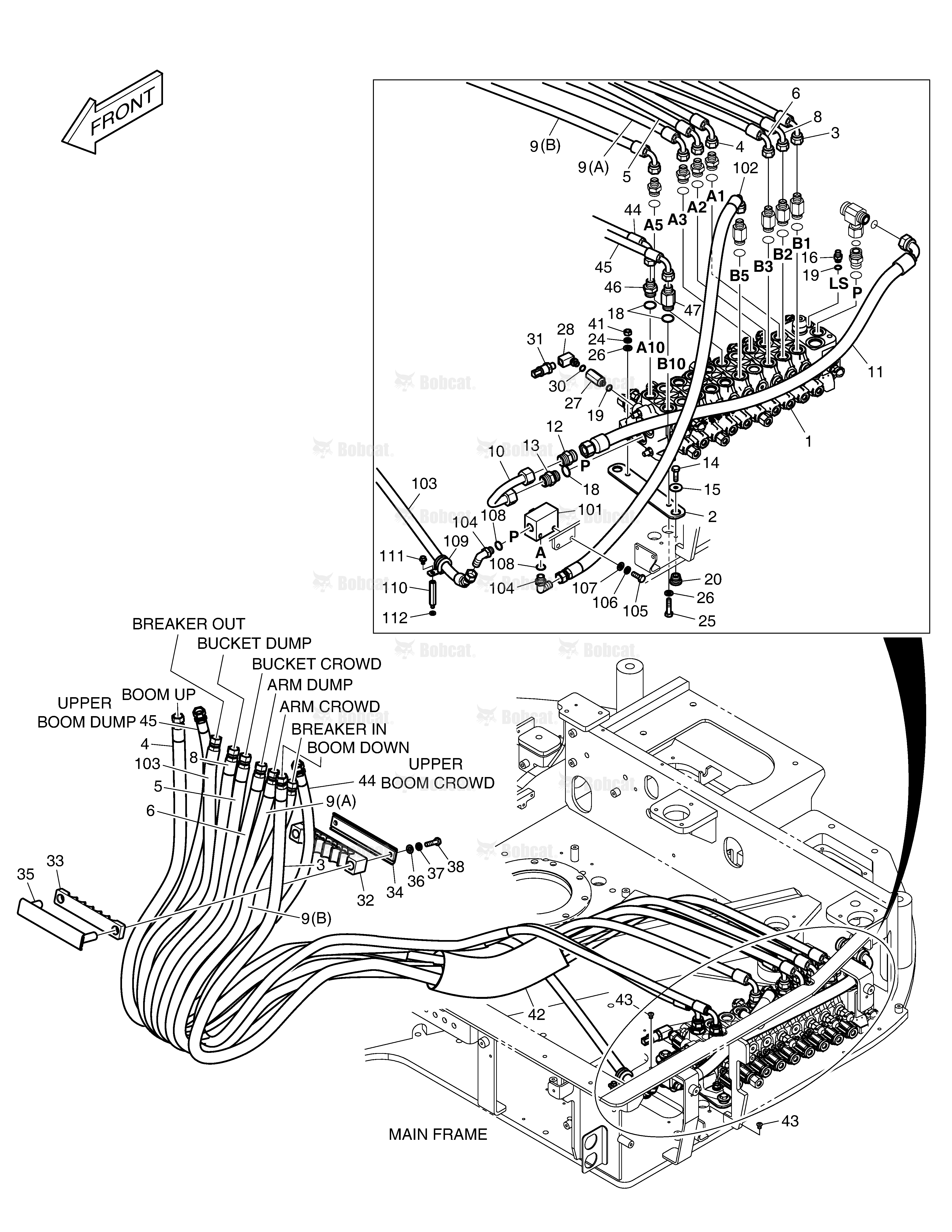 Articulated Boom (Main Piping)