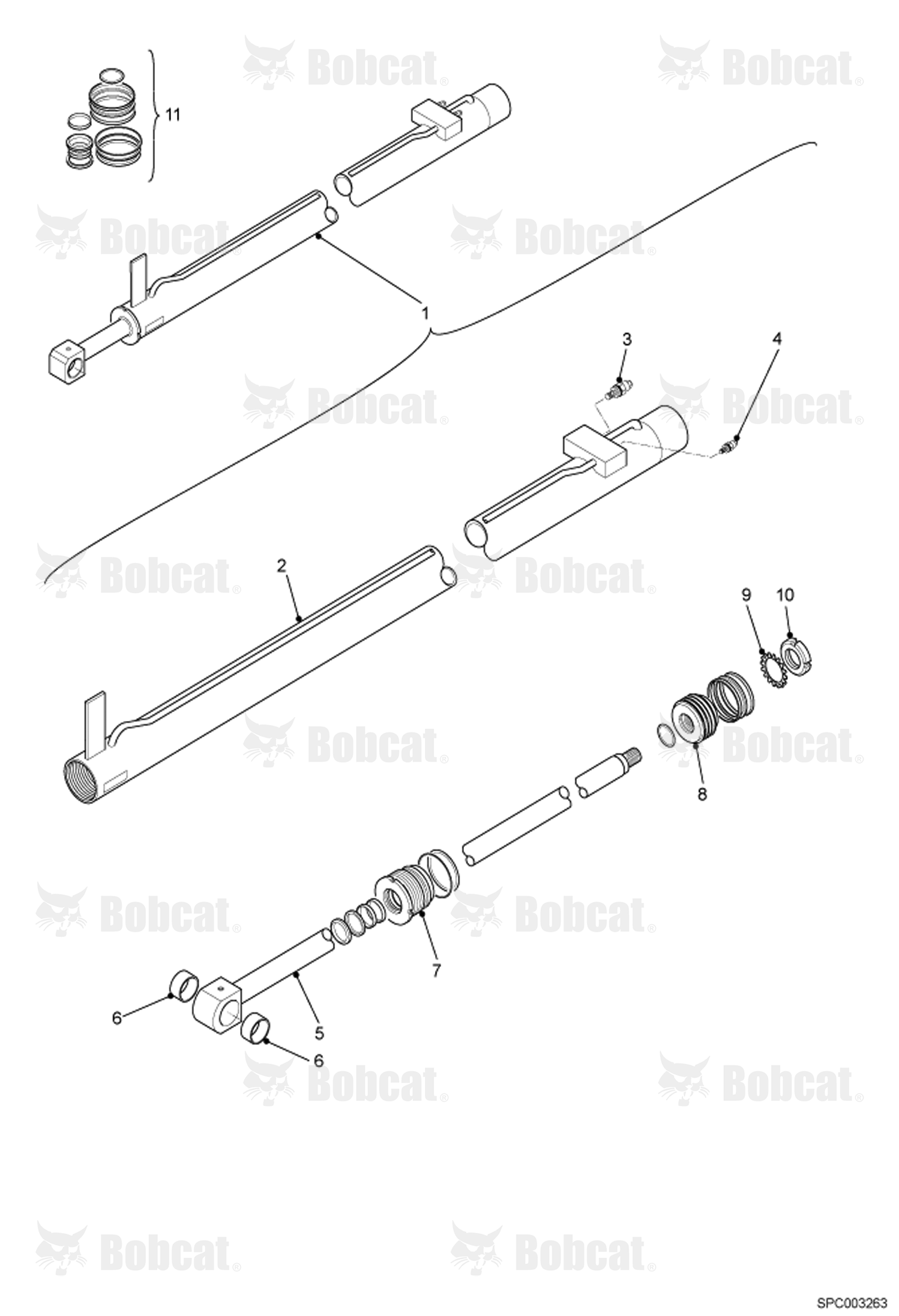 Telescope Cylinder (Vendor Partnumber 6924515)