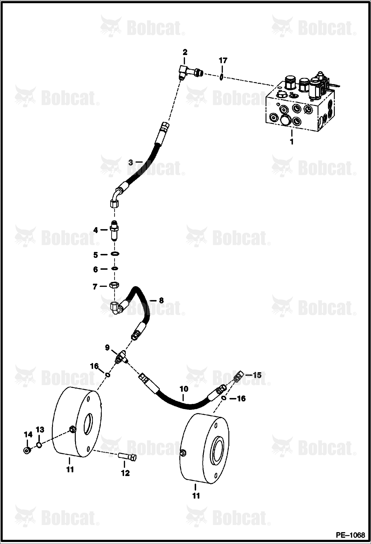 Hydrostatic Circuitry (Brakes)