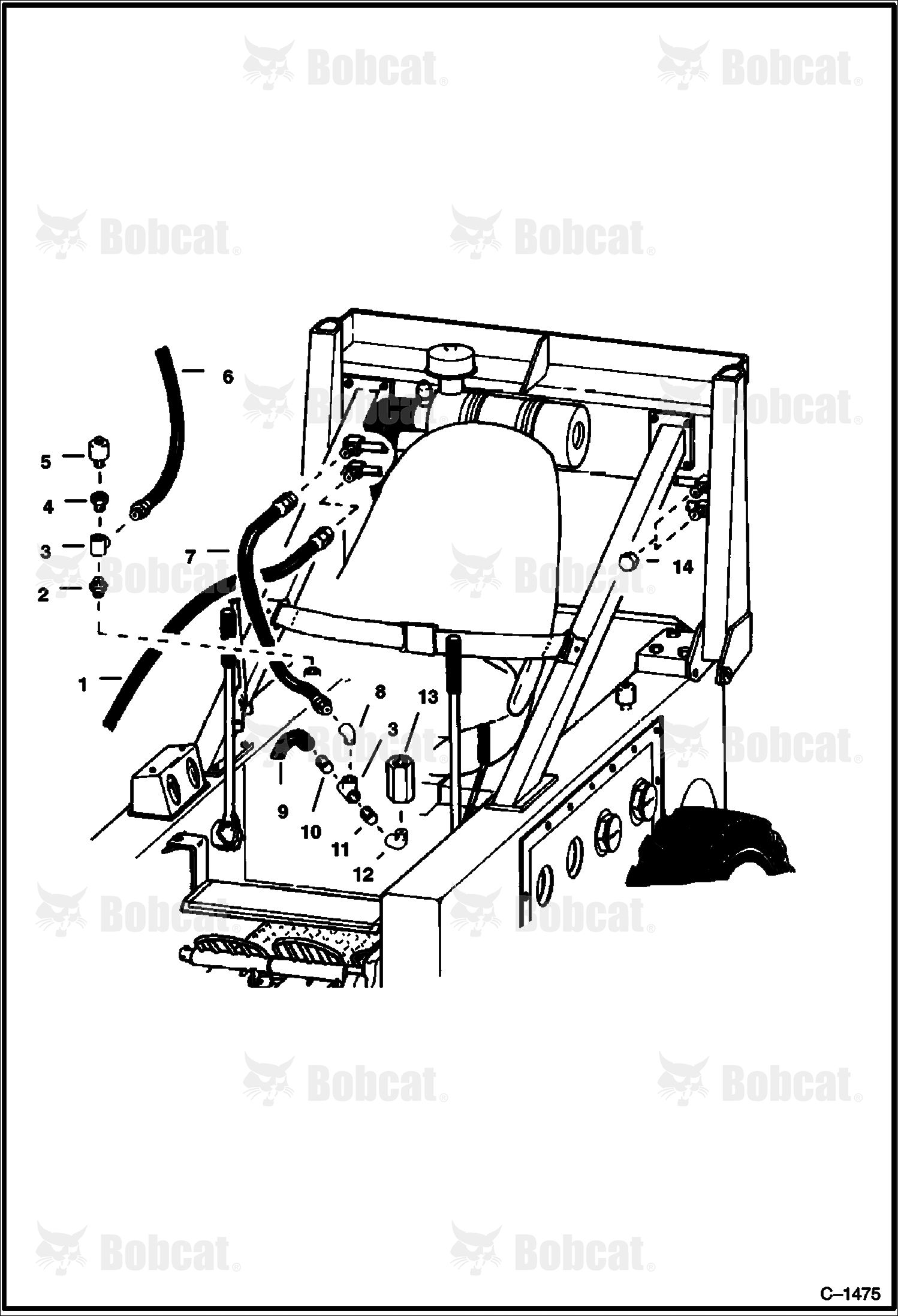 Vertical Forklift Hydraulic Circuitry