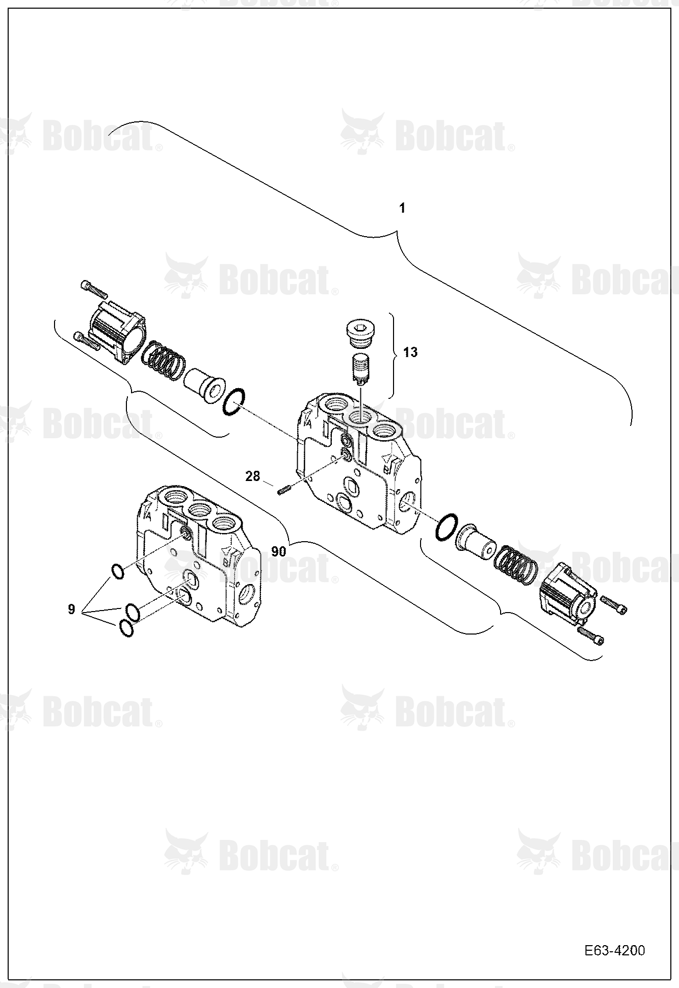 Valve Section (Travel RH Section)