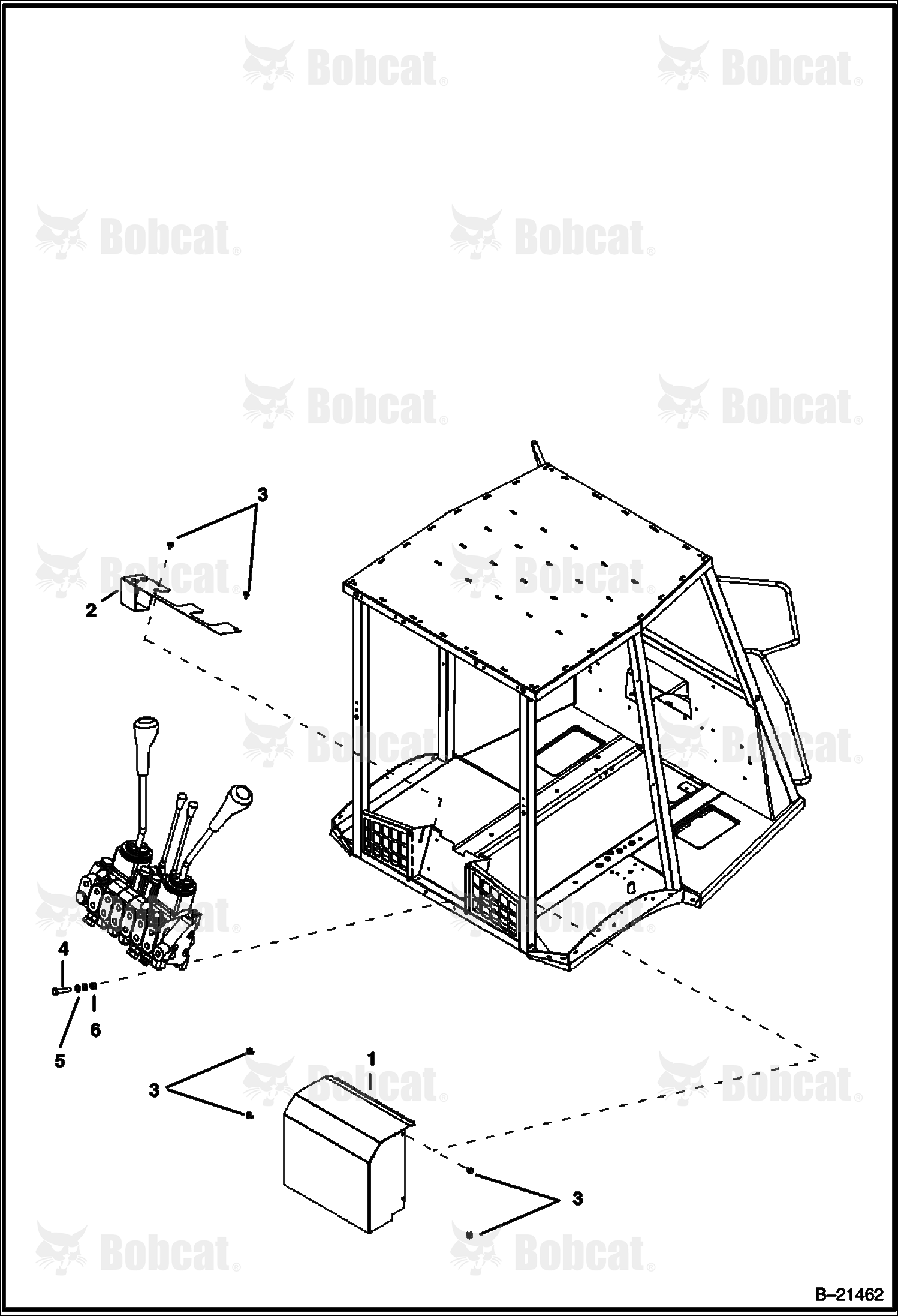 Cover (Rear Distributtor) (Center Mount)