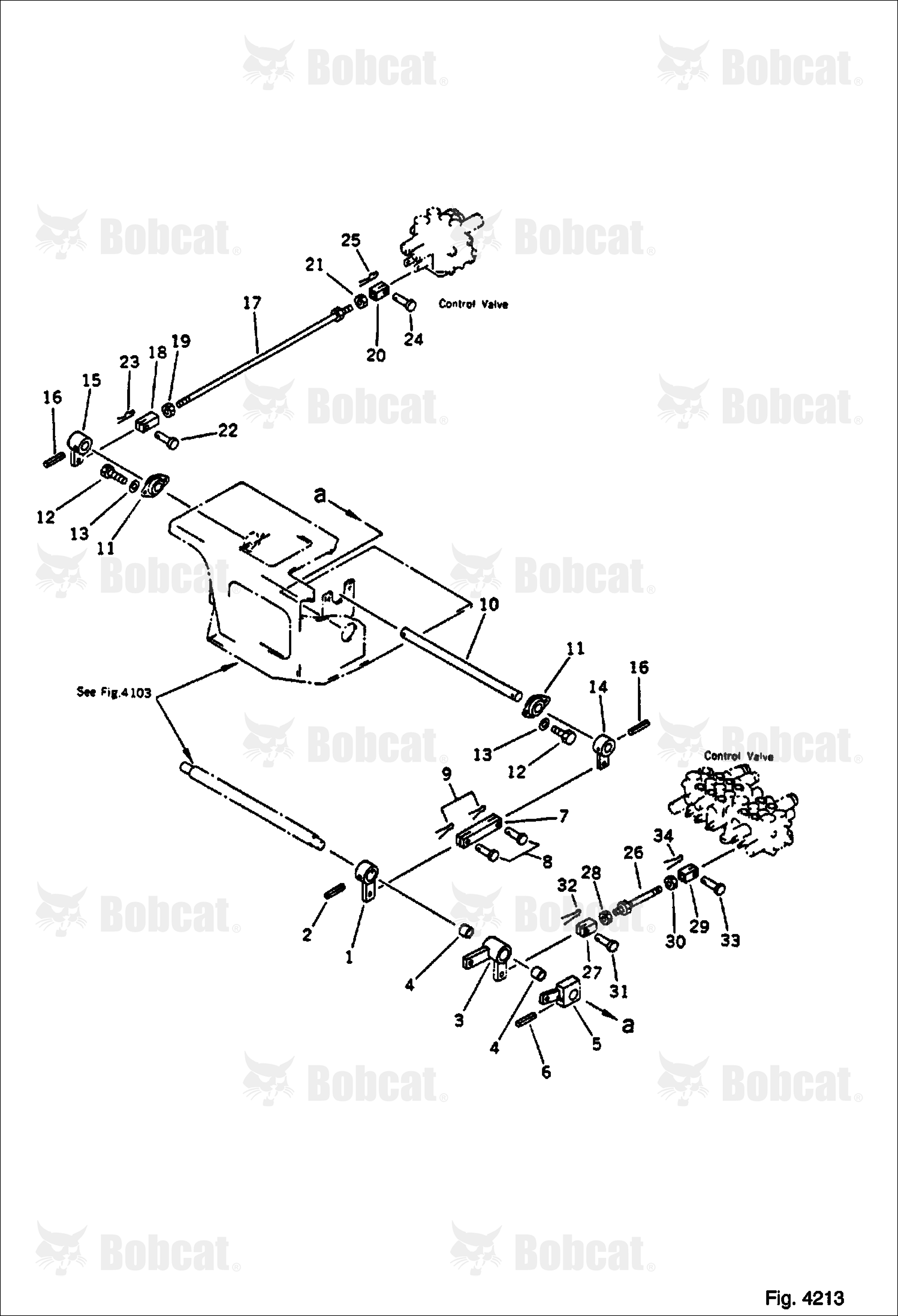Swing and Arm Control Linkage
