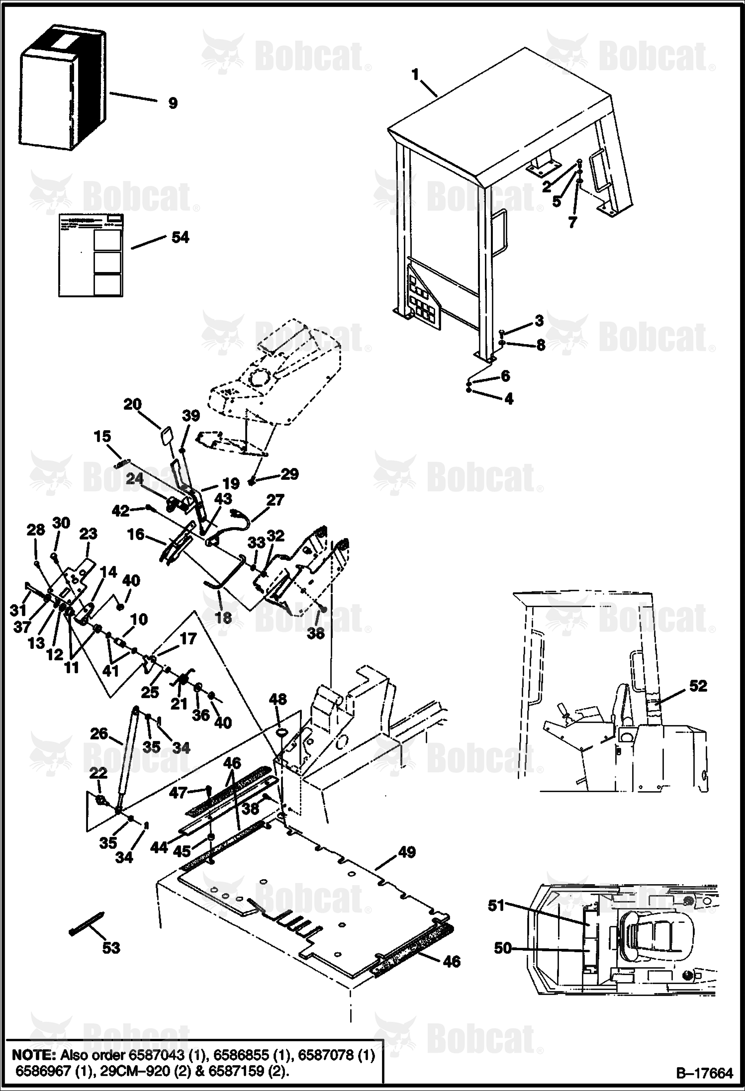 Operator Canopy & Right Hand Entry Kit