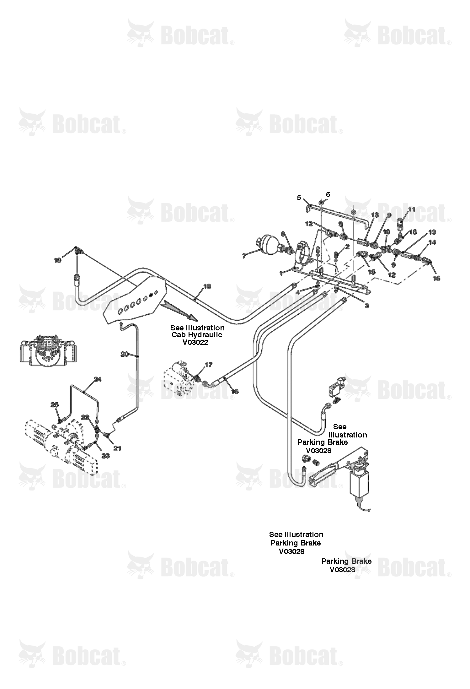Brake Circuit  367112501 & Above, 367212501 & Above, 367411001 & Above, 367511001 & Above