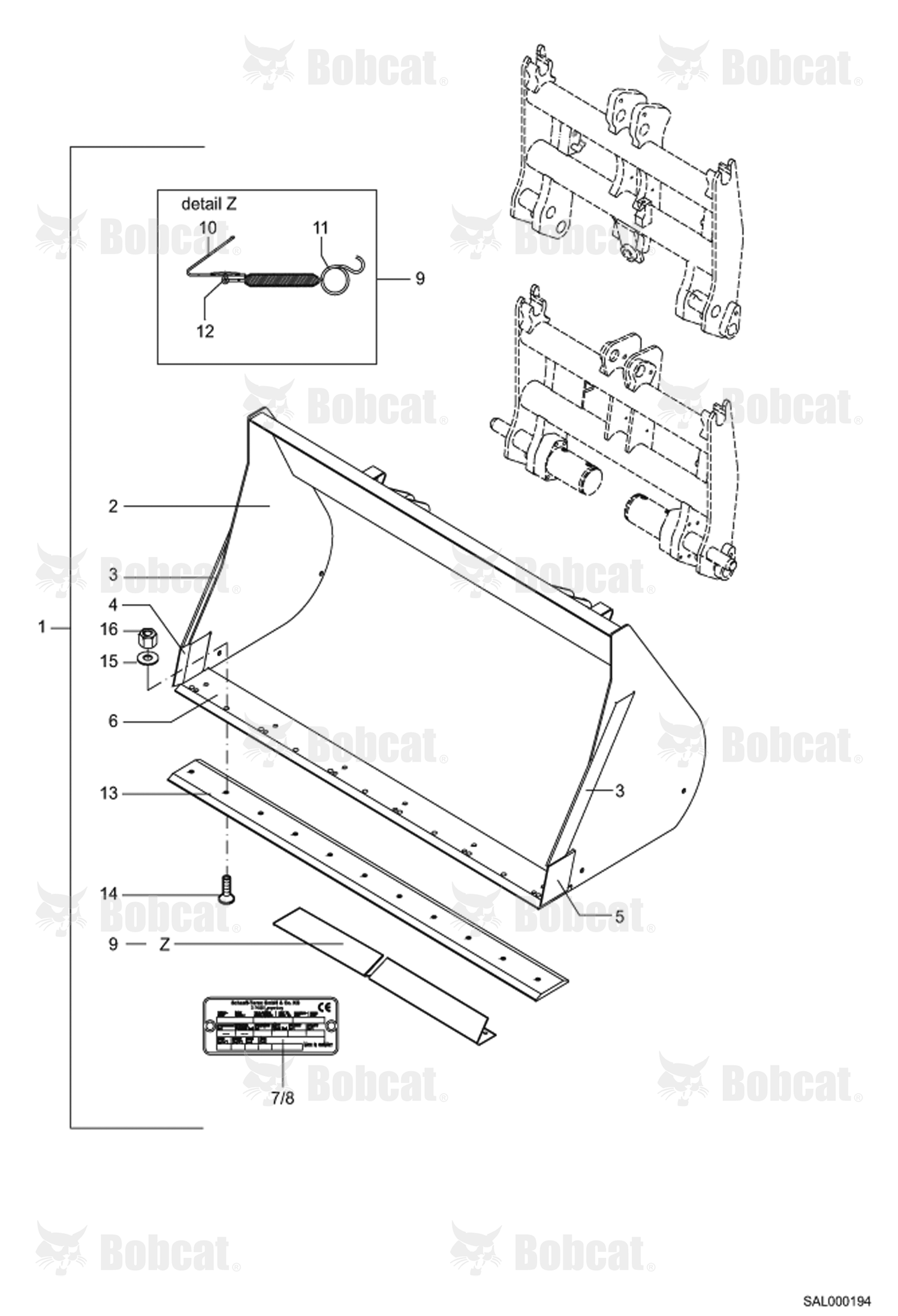 Light Material Bucket