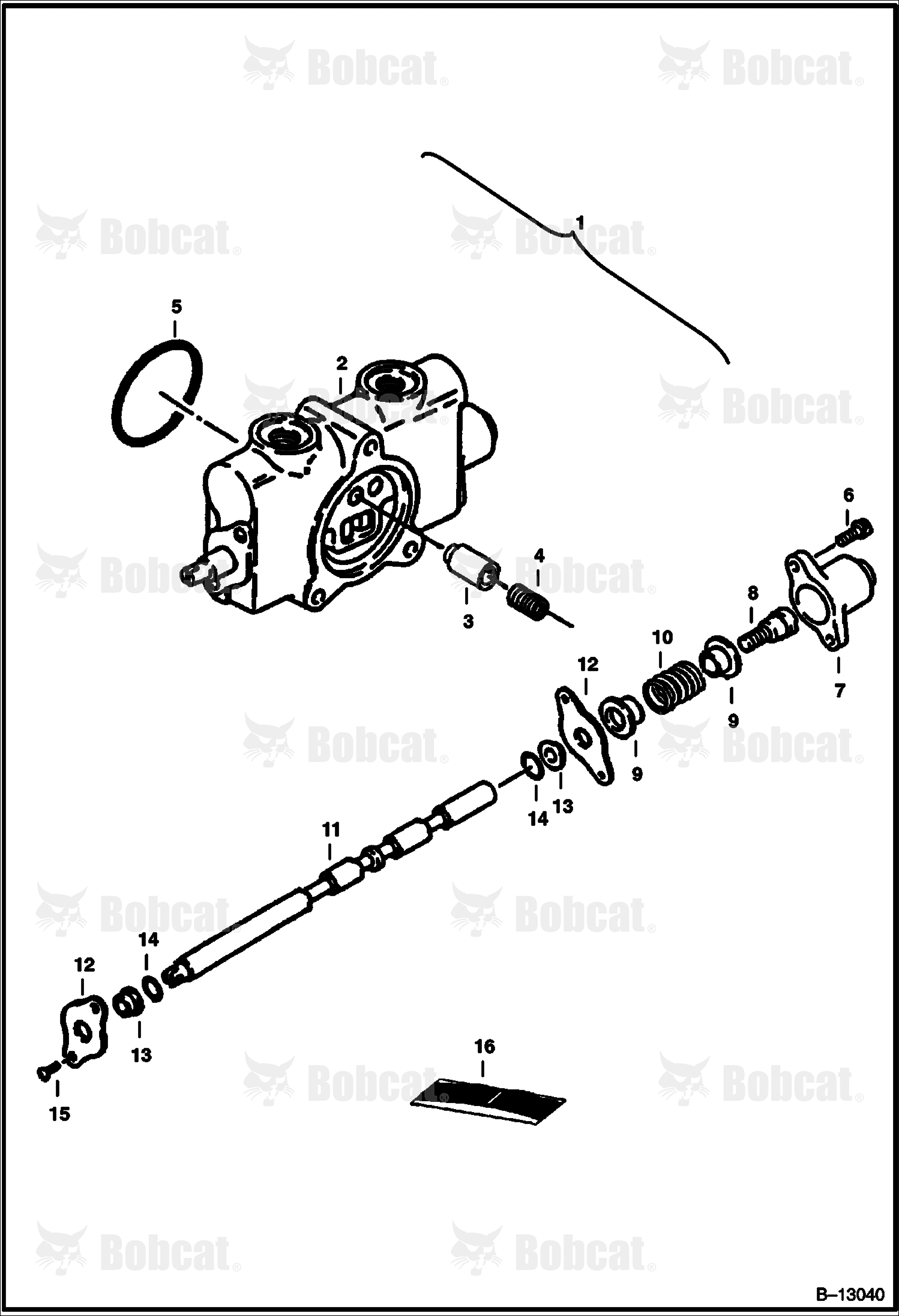 Valve Section (Boom Swing)