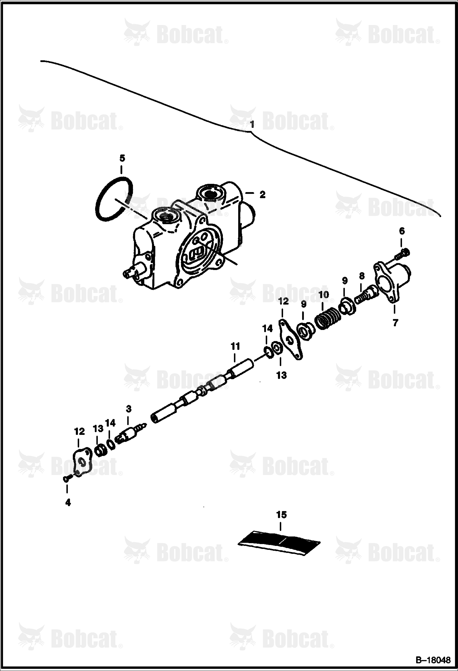 Valve Section (R.H. Travel)