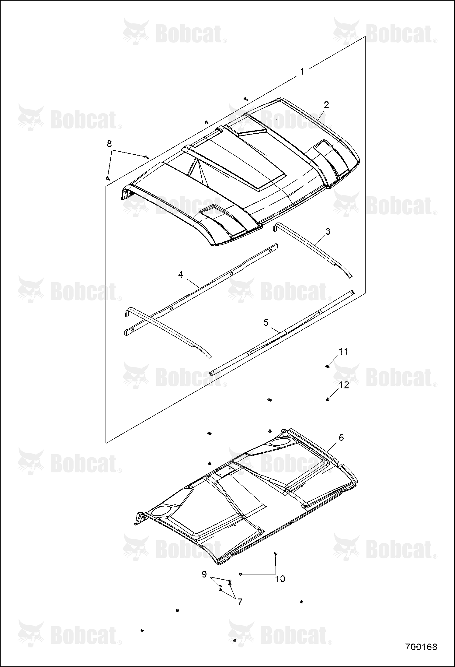 BODY, Roof (W/Cab)