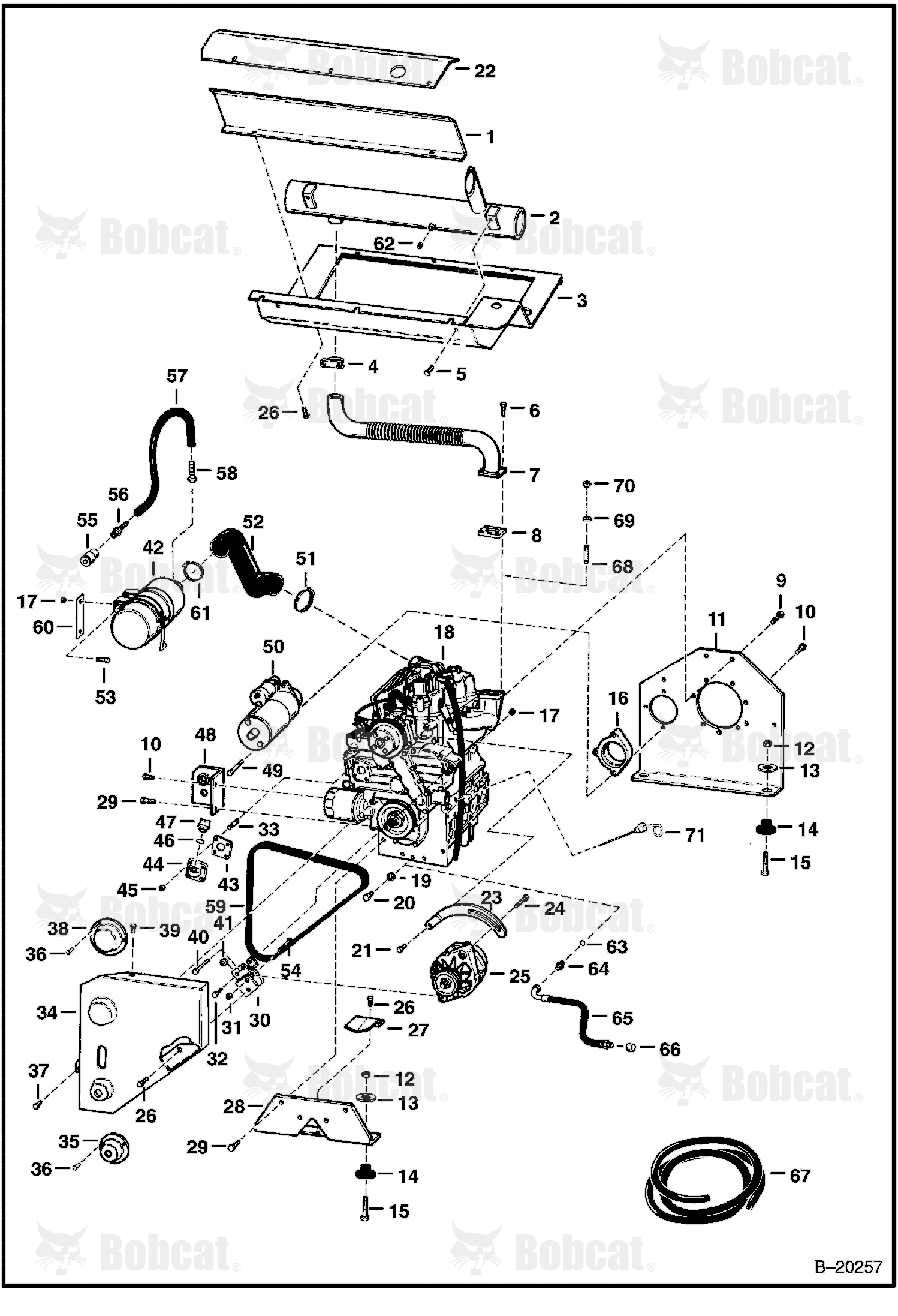 Engine & Attaching Parts
