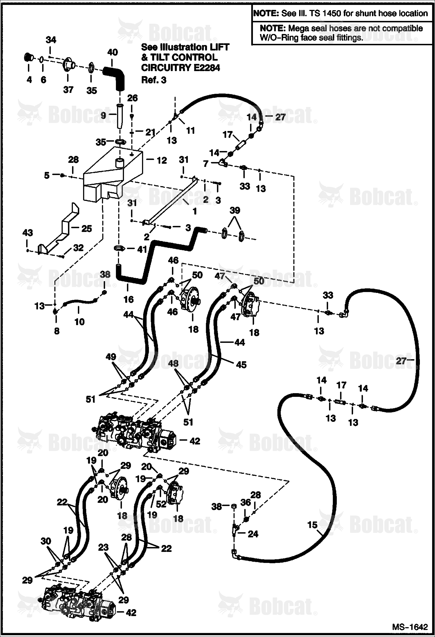 Hydrostatic Circuitry  514115001 - 514121999, 514213001 - 514221999