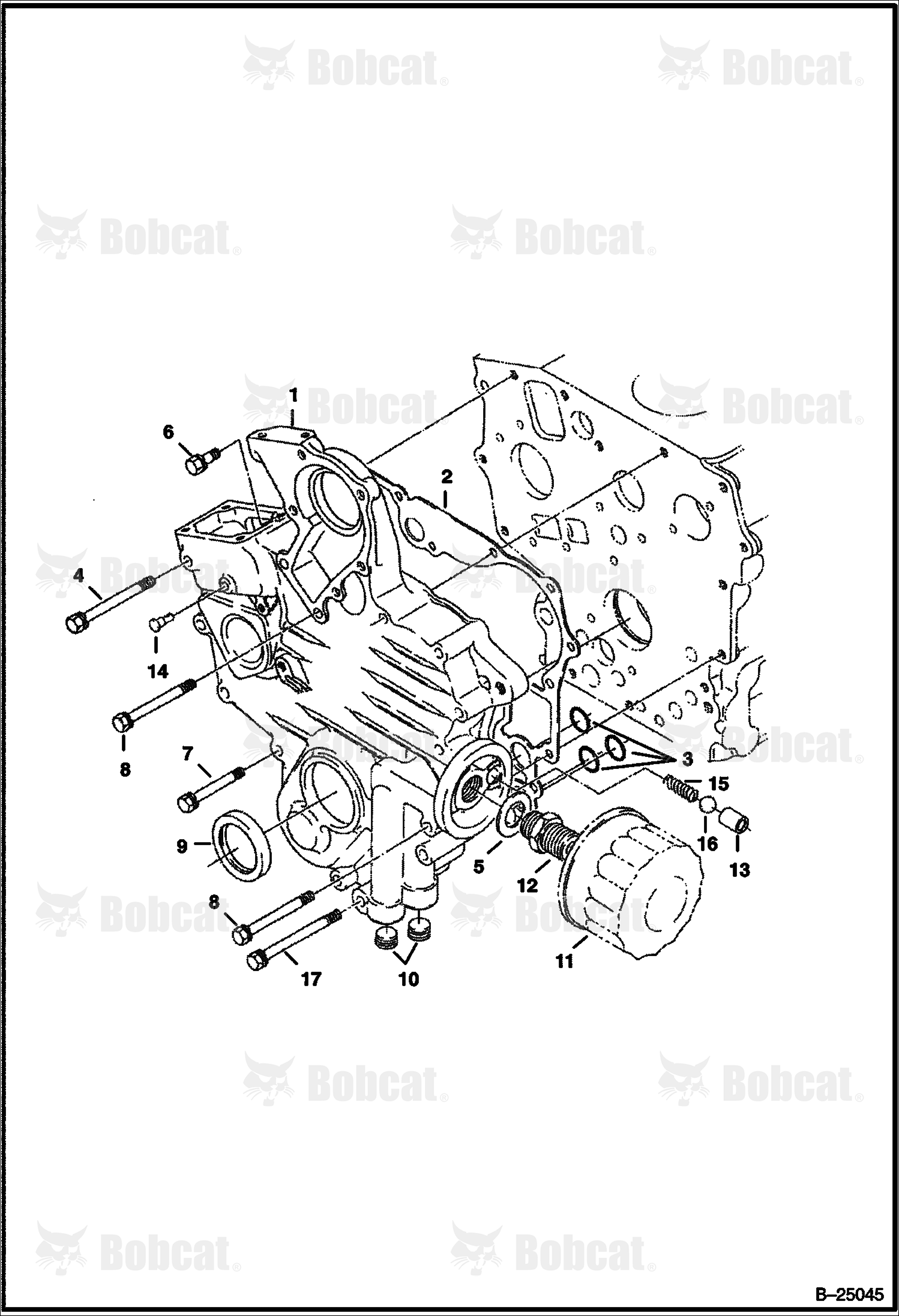 Gearcase (Kubota D722-E2B-BC-3) (Tier II Replacement)