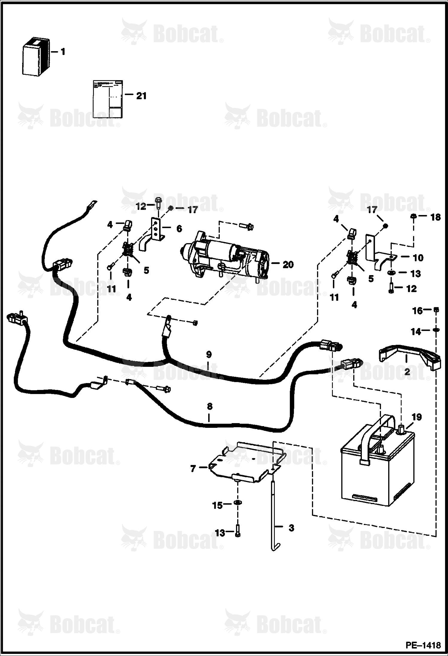 Dual Battery Kit (W/ Starter) 500K11001 - 500K12372, 519011001 - 519021916, 519211001 - 519212417