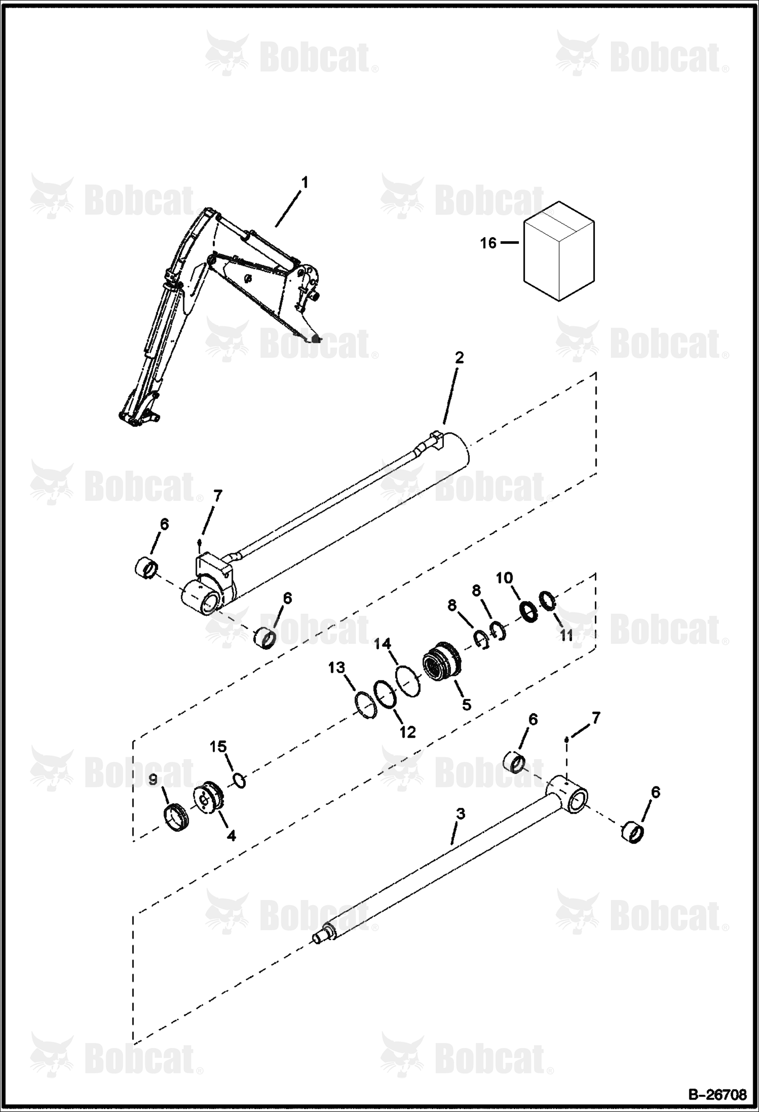 Arm Cylinder (BL475)  571911001 - 571911002