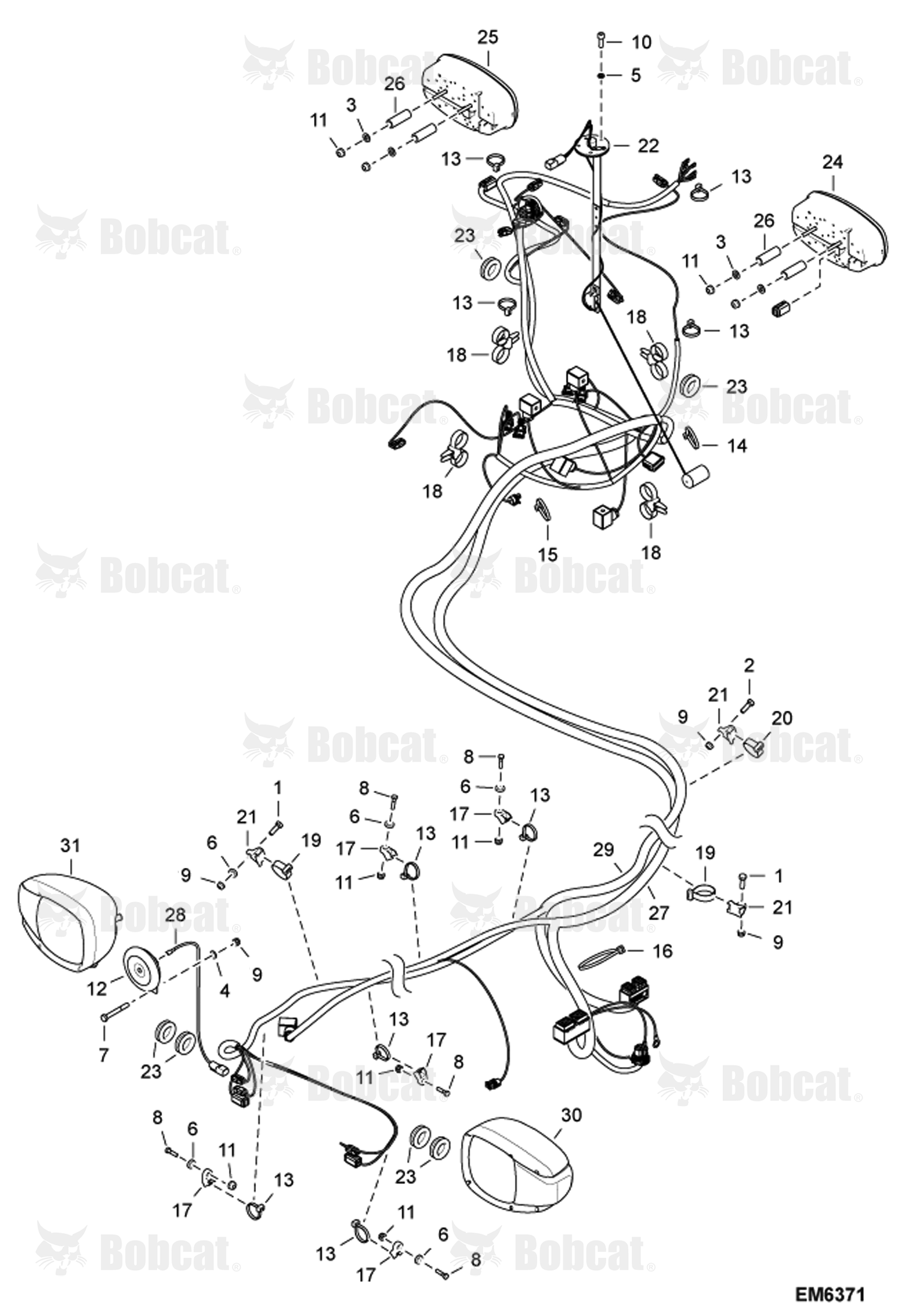 Electrical Circuit (Main Frame)  AC1C13000 & Above