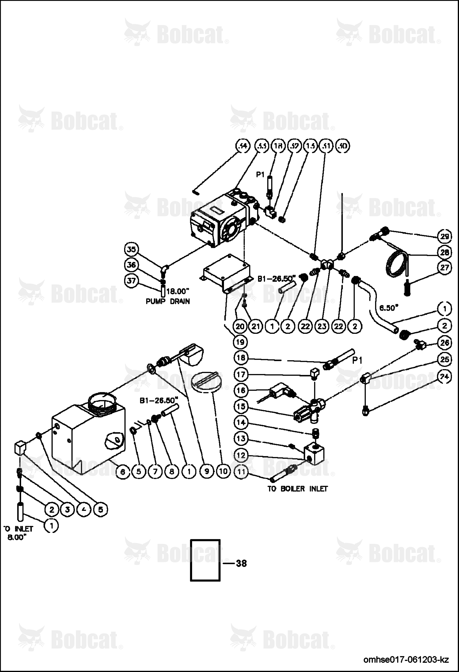 PUMP/FLOAT TANK/UNLOADER Assembly