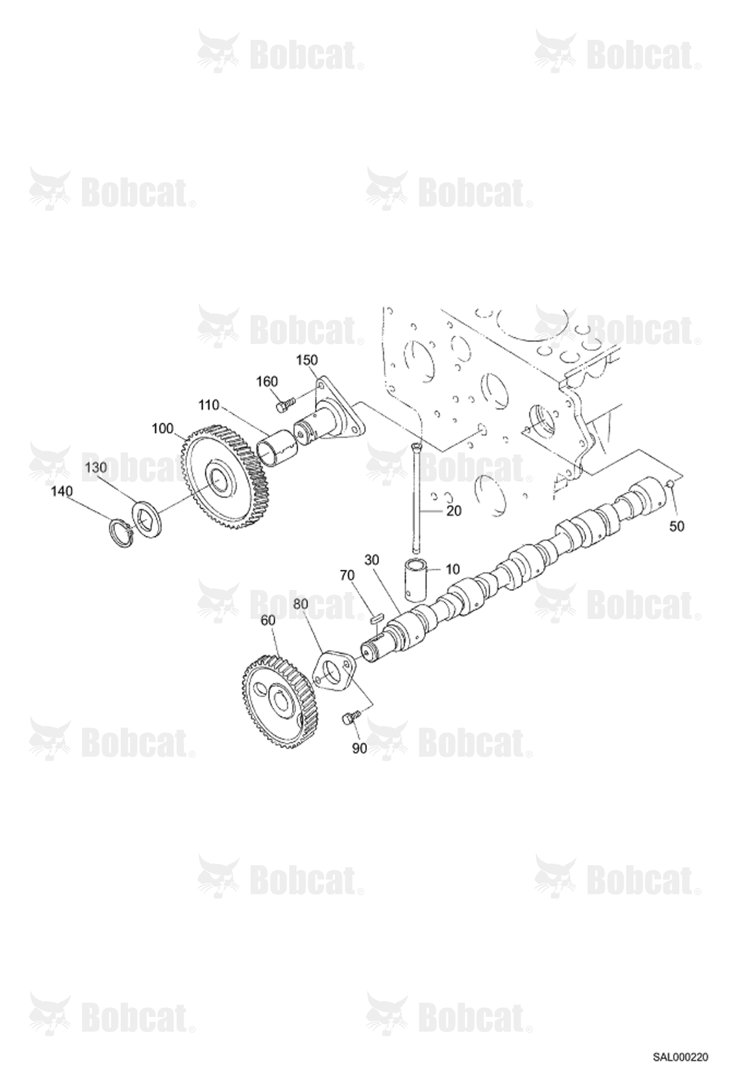 Camshaft and Idle Gear Shaft
