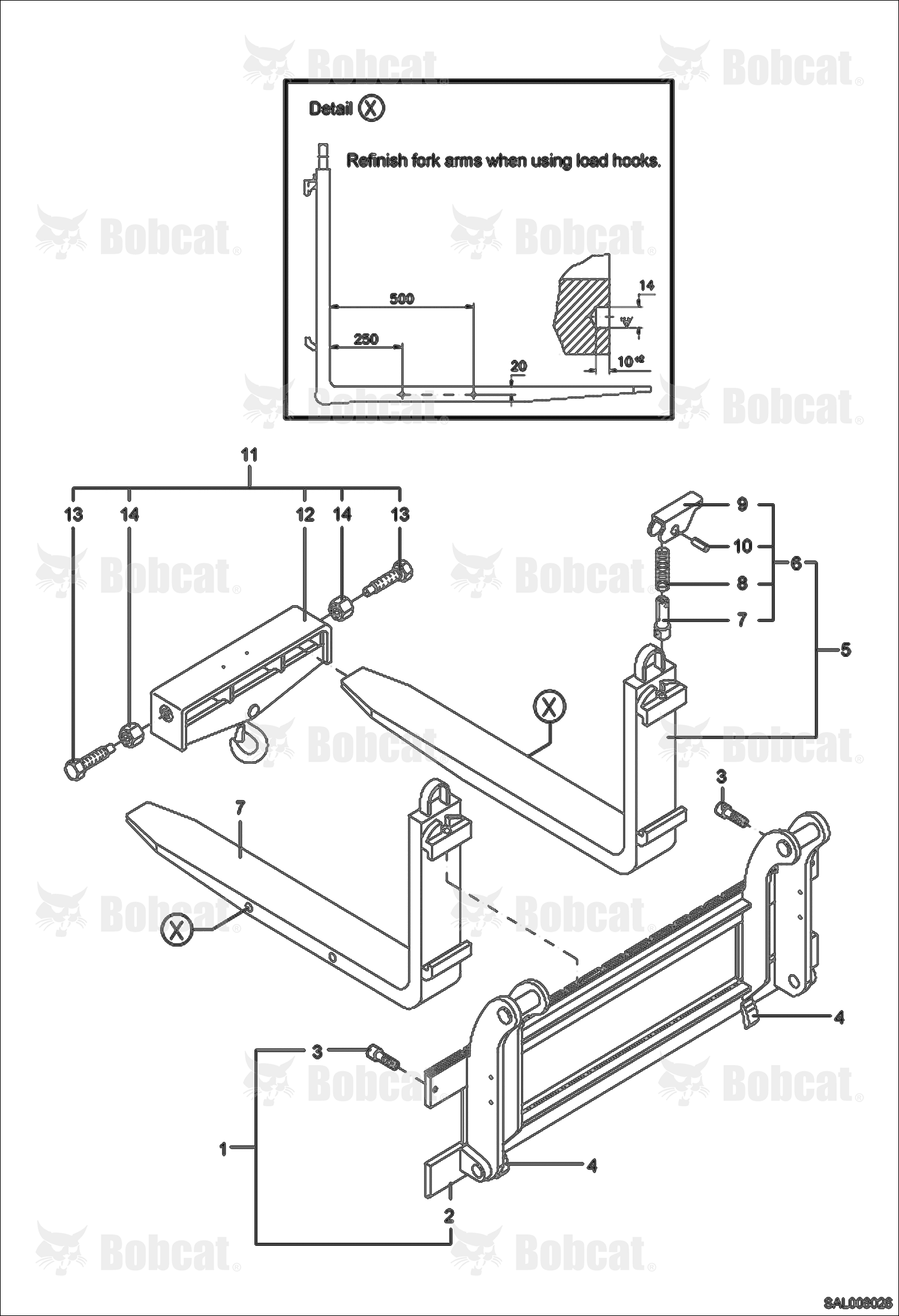 Stacker EQUIPMENT, Crane Hook