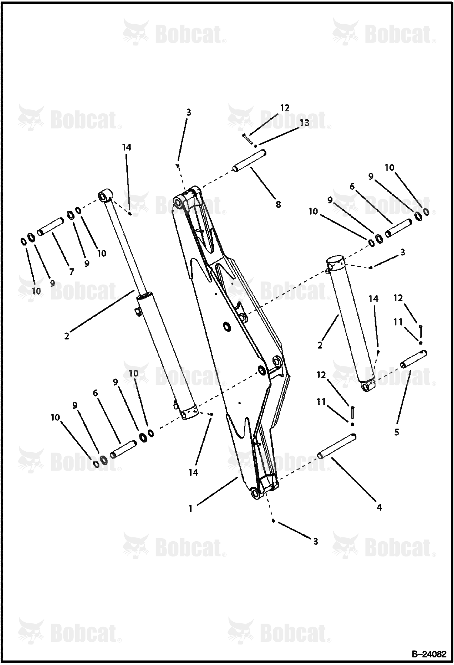 Boom ASSY (Center Mount Backhoe)