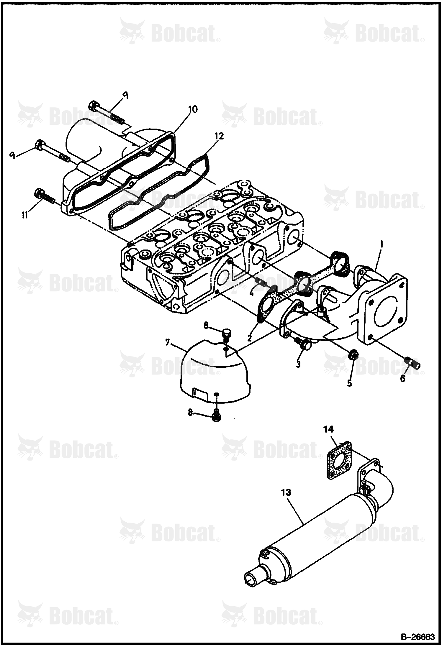 Manifolds (Kubota D722) (ESA 522911)