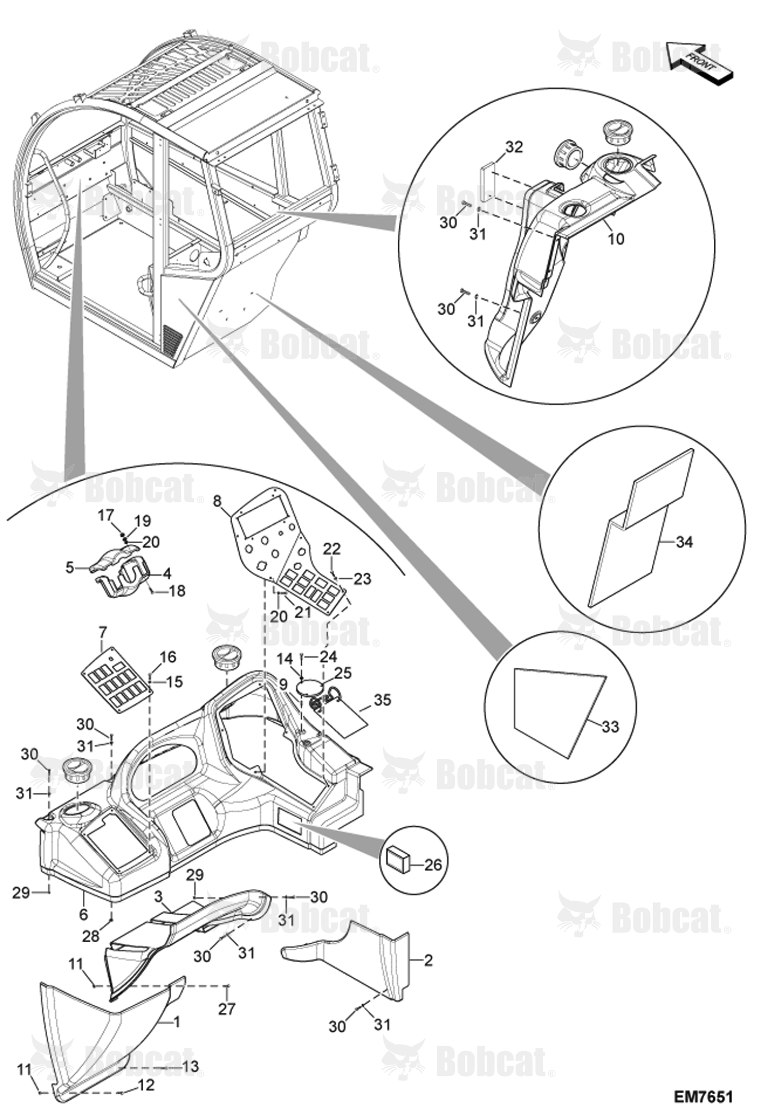 Operator CAB (Interior Cowling)