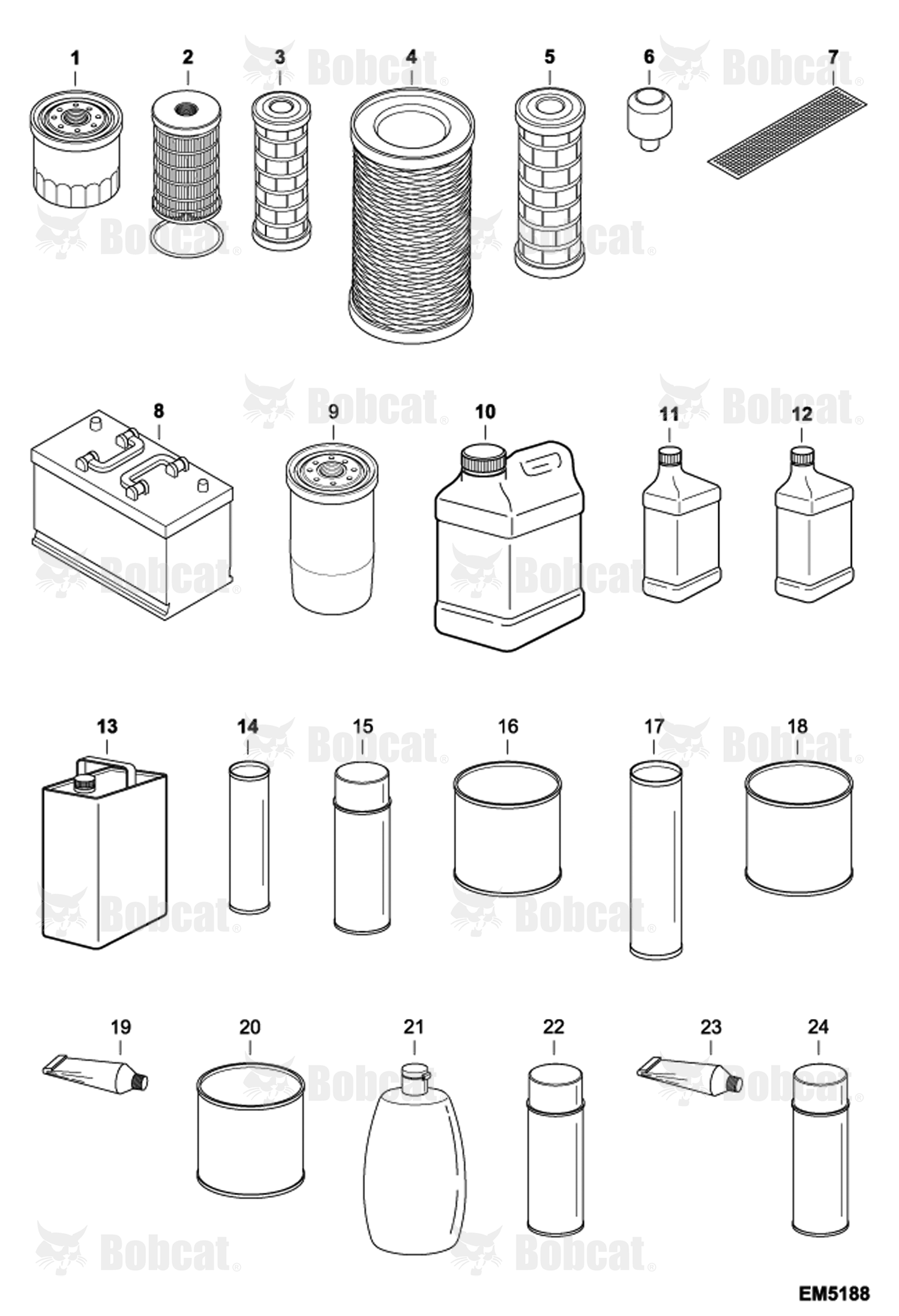 Maintenance Items (Service Parts)