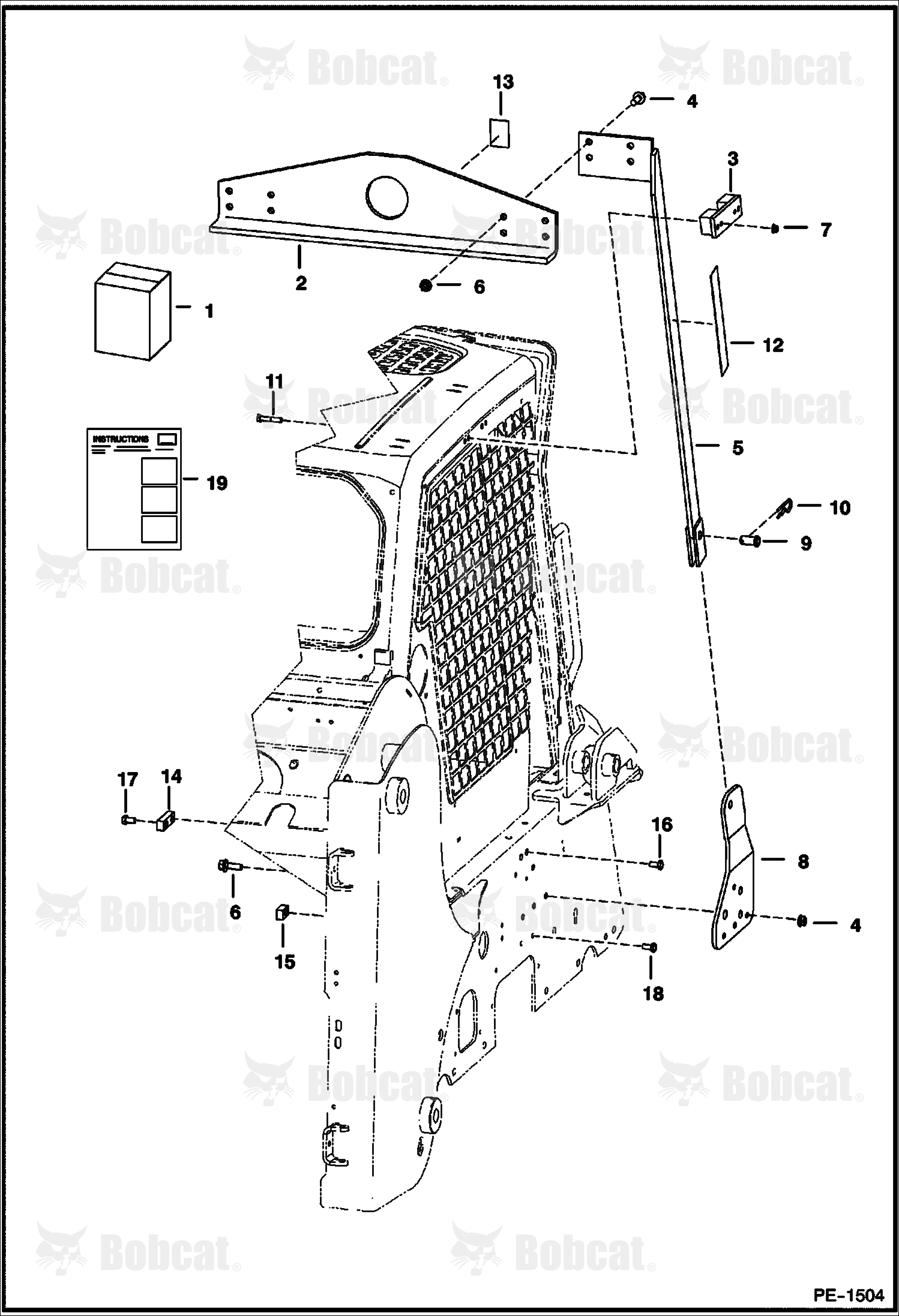 Lift Kit (Single Point) (For Use W/O Window Rib Kit)