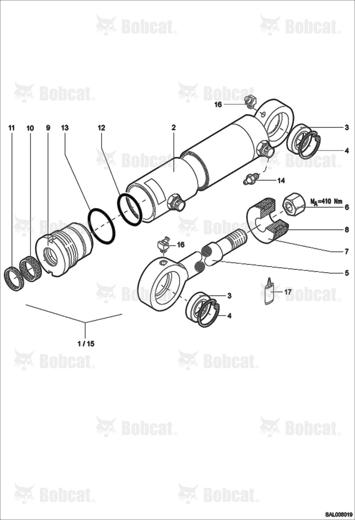 4 IN 1 Shovel Cylinder
